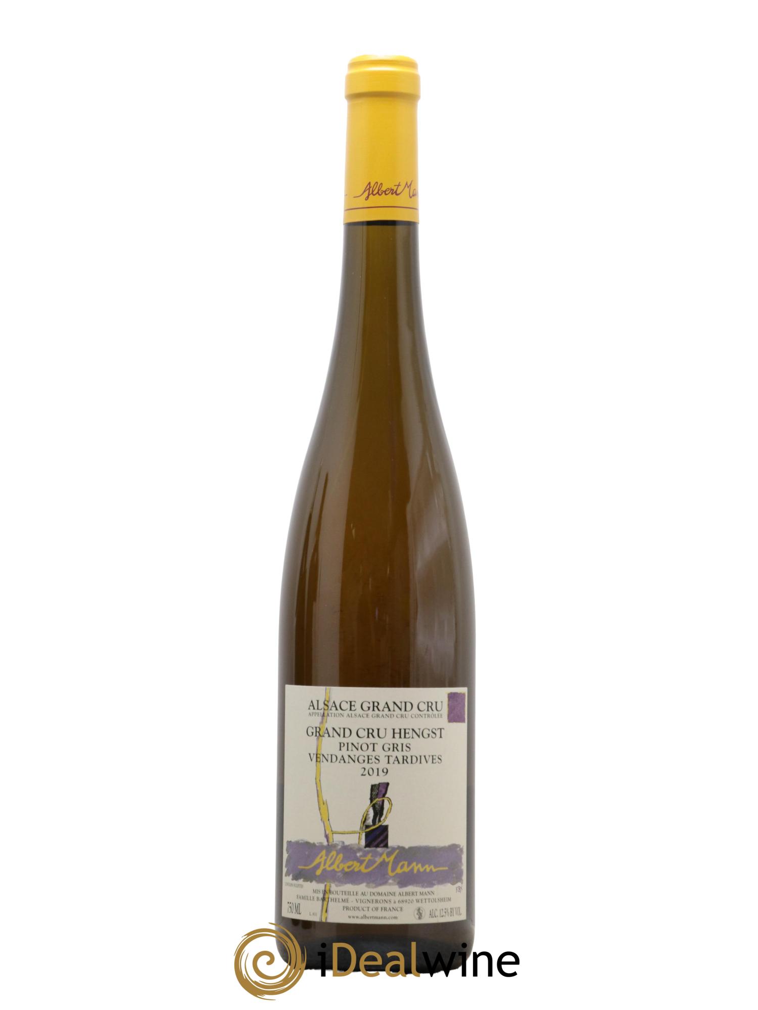 Alsace Pinot Gris Grand Cru Hengst Vendanges Tardives Domaine Albert Mann 2019 - Lotto di 1 bottiglia - 0