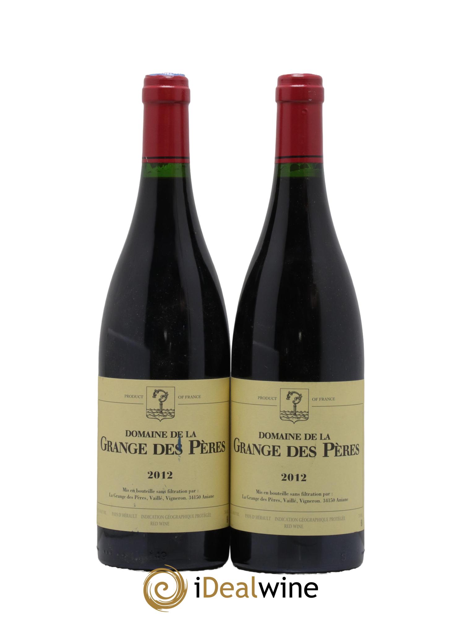Pays d'Hérault Grange des Pères Laurent Vaillé 2012 - Lot de 2 bouteilles - 0