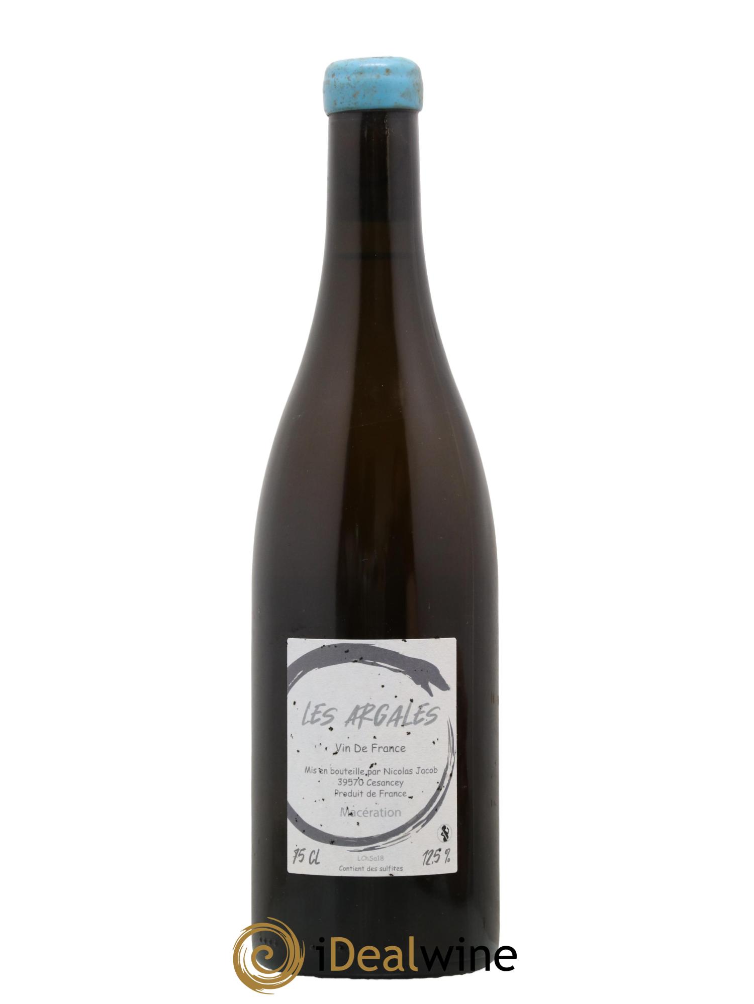 Vin de France Les Argales Nicolas Jacob 2018 - Lot de 1 bouteille - 1