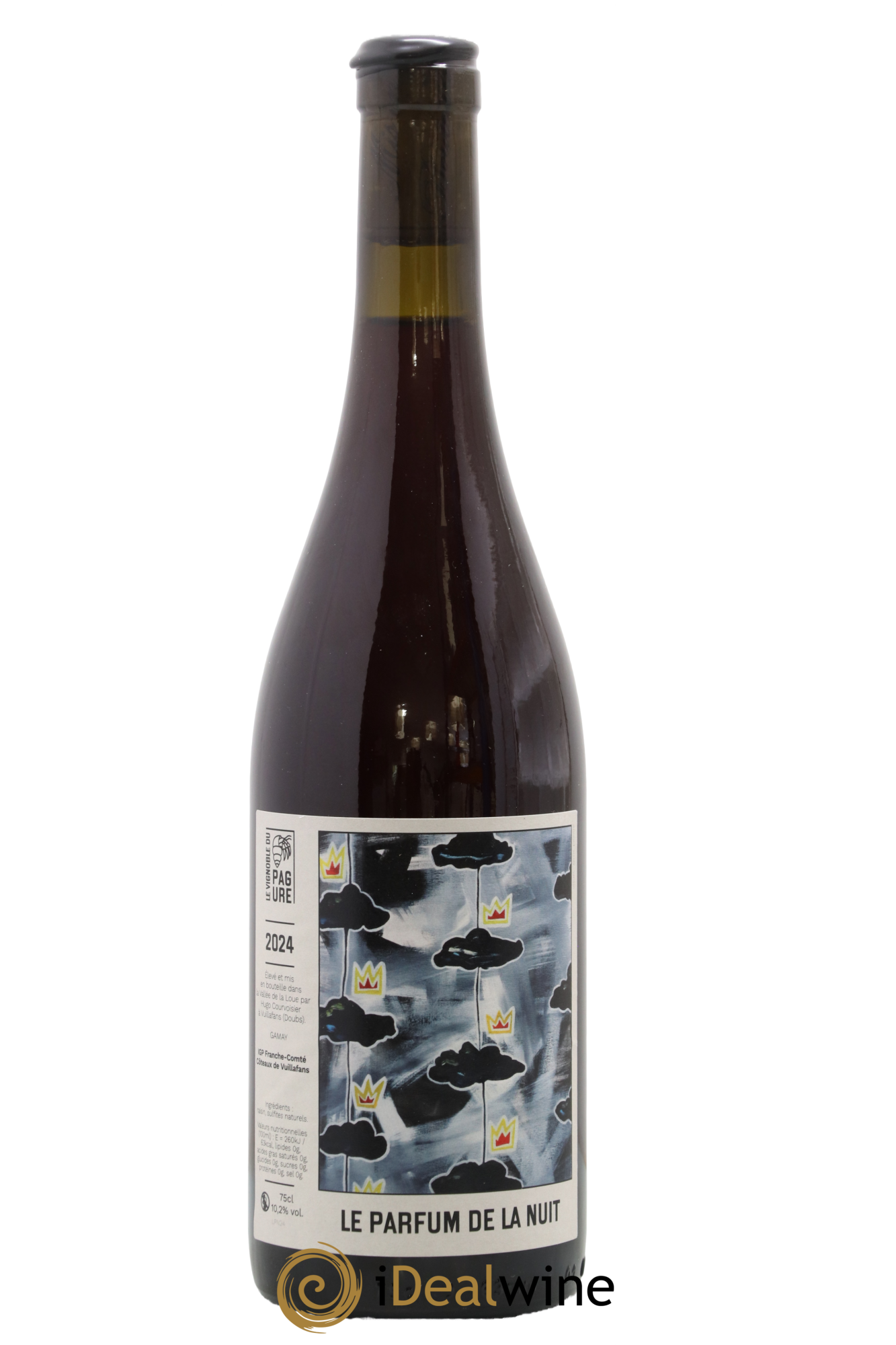 Franche-Comté Gamay Le Parfum de la Nuit Vignoble du Pagure 2024 - Lot de 1 bouteille - 0