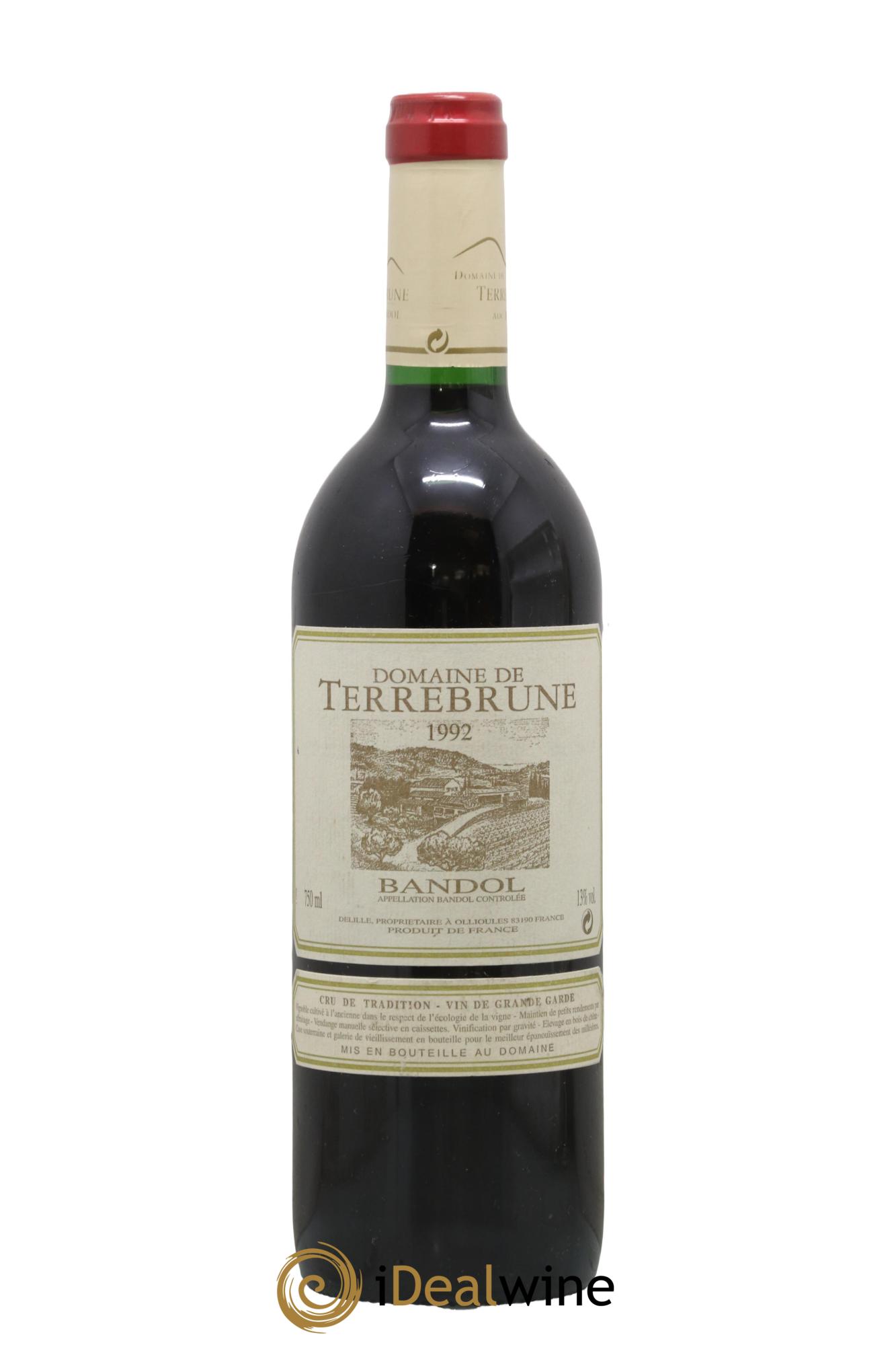 Bandol Terrebrune (Domaine de) 1992 - Lotto di 1 bottiglia - 0