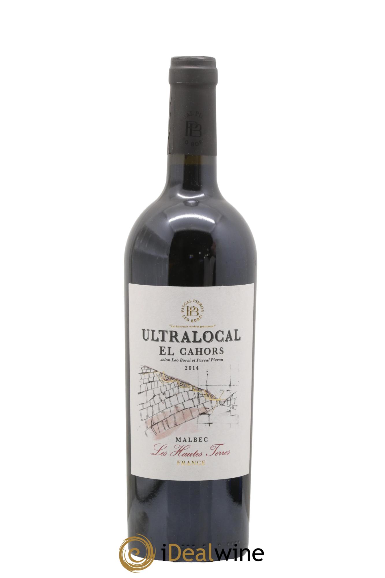 Cahors Les Hautes Terres Léo Borsi Et Pascal Pieron 2014 - Lot de 1 bouteille - 0