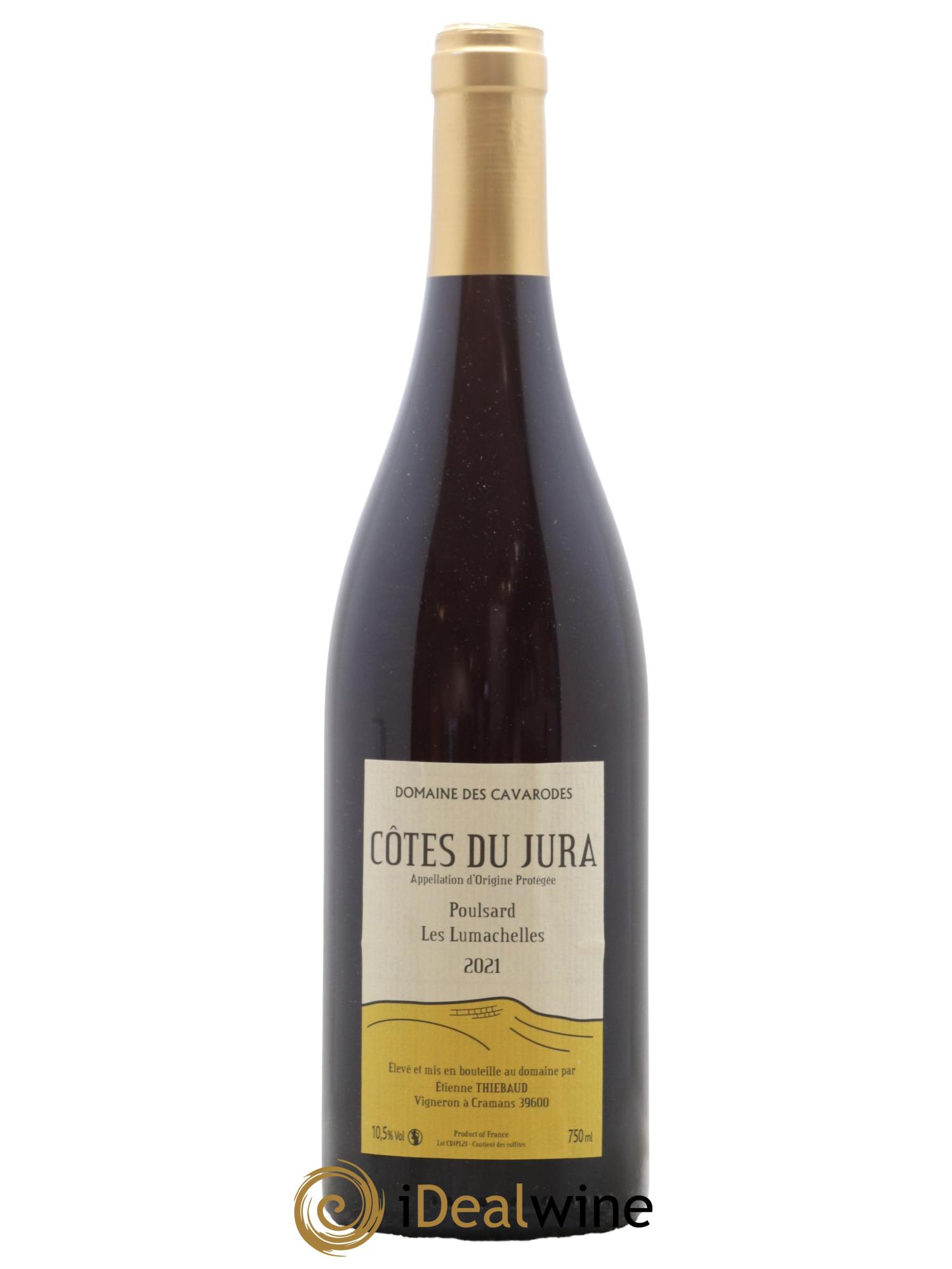 Côtes du Jura Poulsard Les Lumachelles Cavarodes (Domaine des) - Etienne Thiébaud 2021 - Lot de 1 bouteille - 0