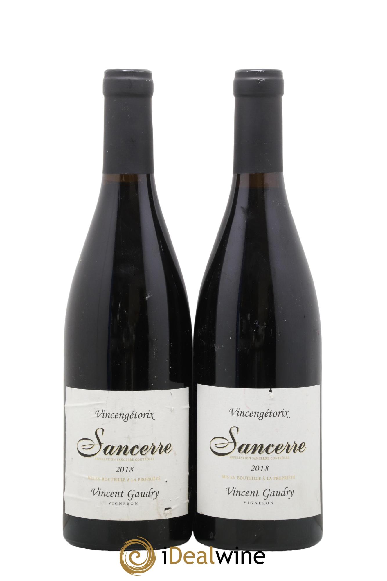 Sancerre Vincengetorix Vincent Gaudry 2018 - Lot de 2 bouteilles - 0