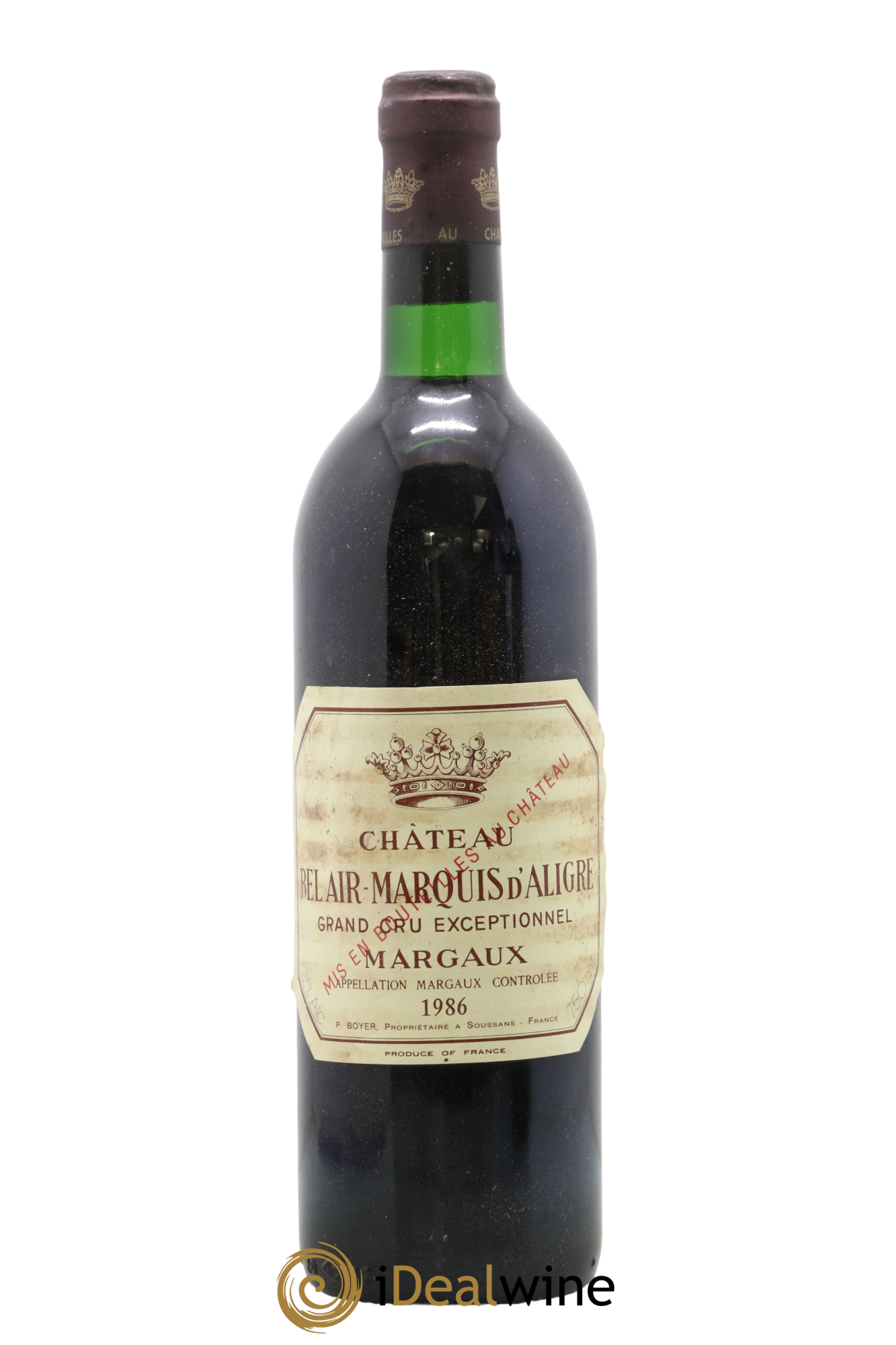 Château Bel Air Marquis d'Aligre 1986 - Lot de 1 bouteille - 0