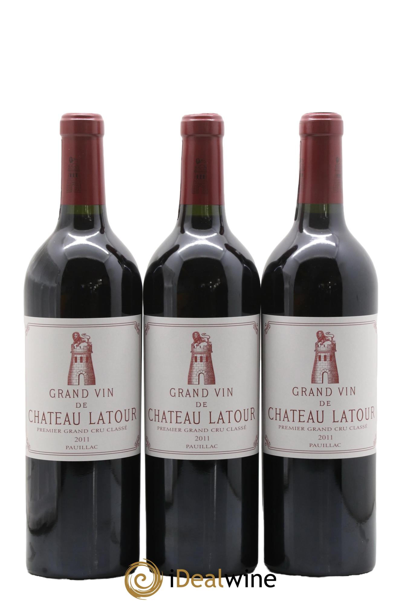 Château Latour 1er Grand Cru Classé 2011 - Posten von 3 Flaschen - 0