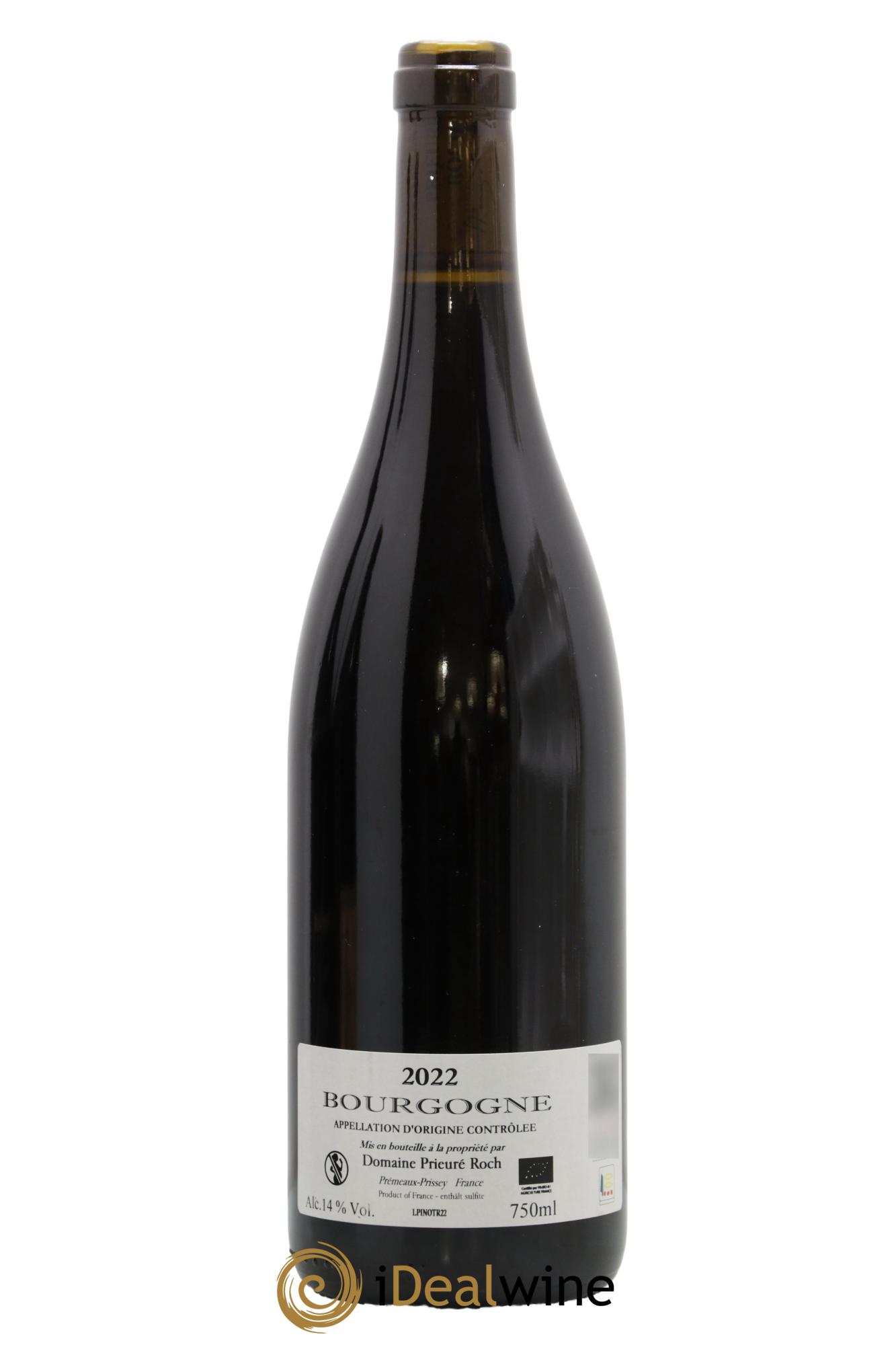 Bourgogne Pinoterie Prieuré Roch 2022 - Lot de 1 bouteille - 1