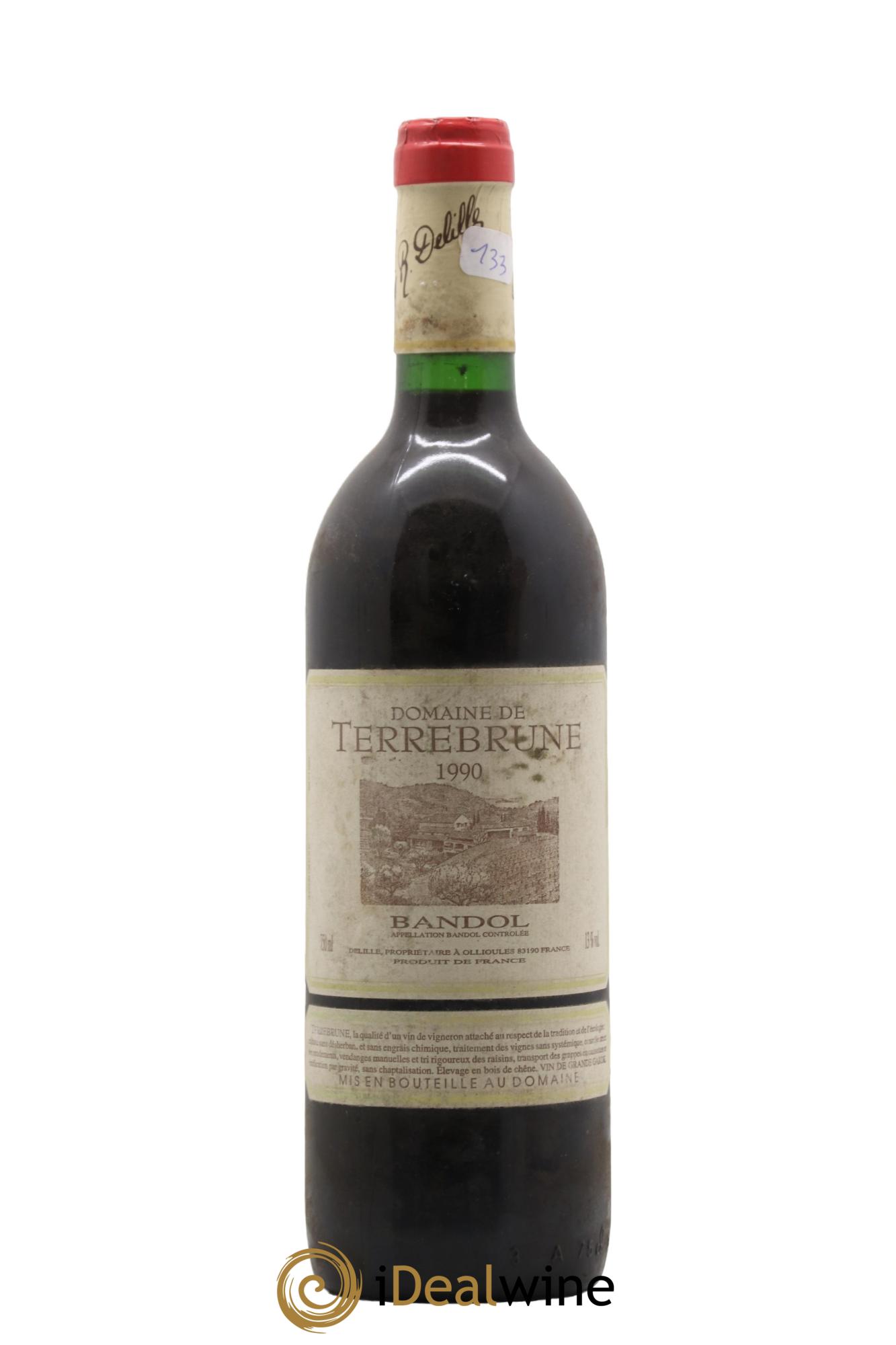 Bandol Terrebrune (Domaine de) 1990 - Lot de 1 bouteille - 0