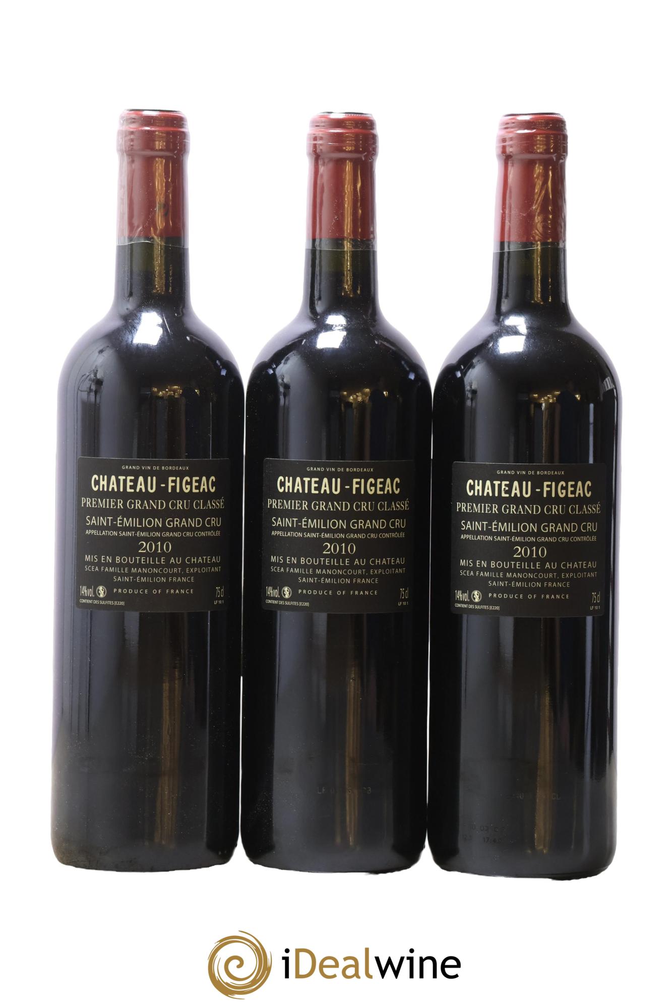 Château Figeac 1er Grand Cru Classé A 2010 - Lot de 6 bouteilles - 4