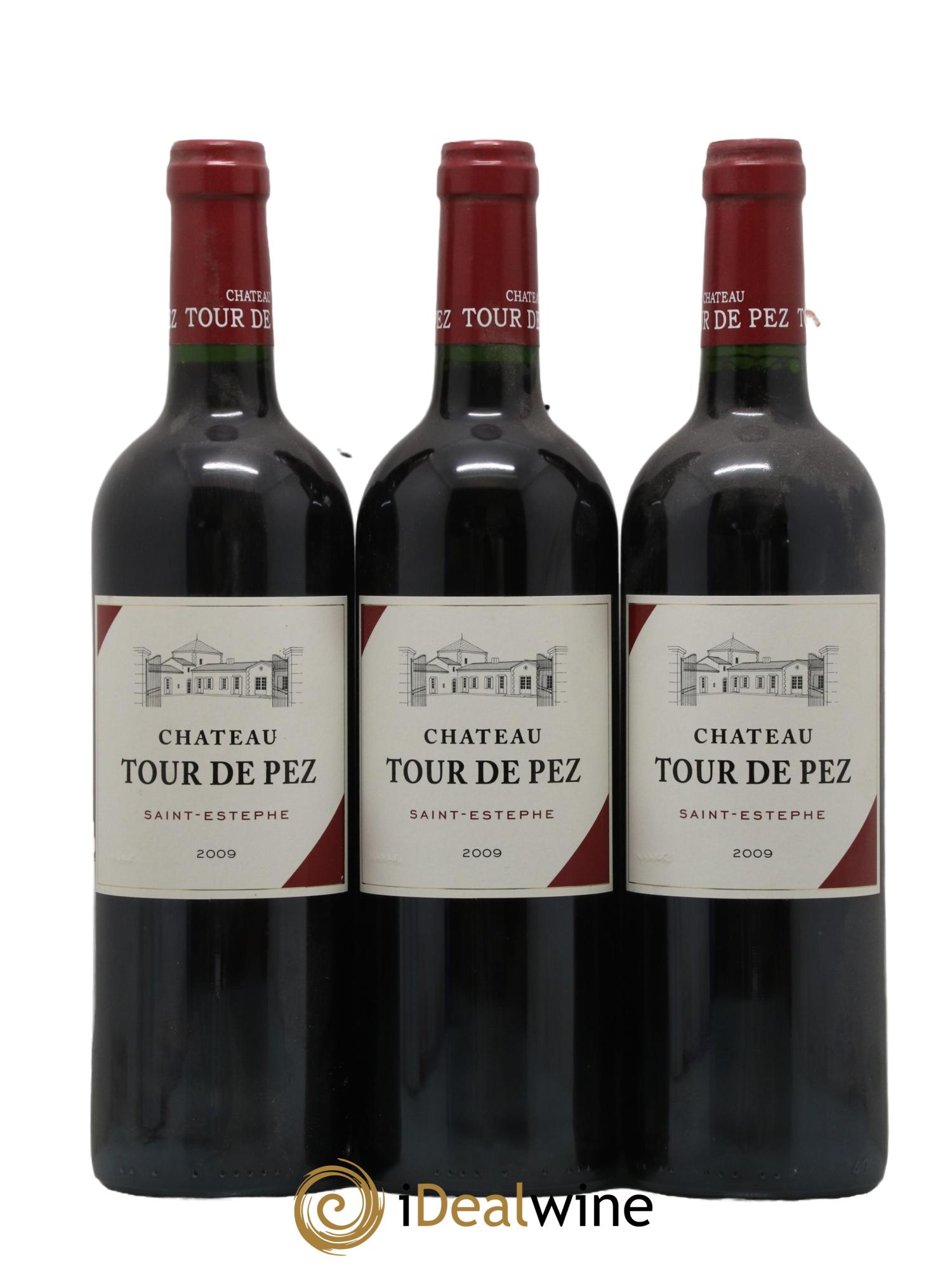 Château Tour de Pez Cru Bourgeois 2009 - Lot de 3 bouteilles - 0