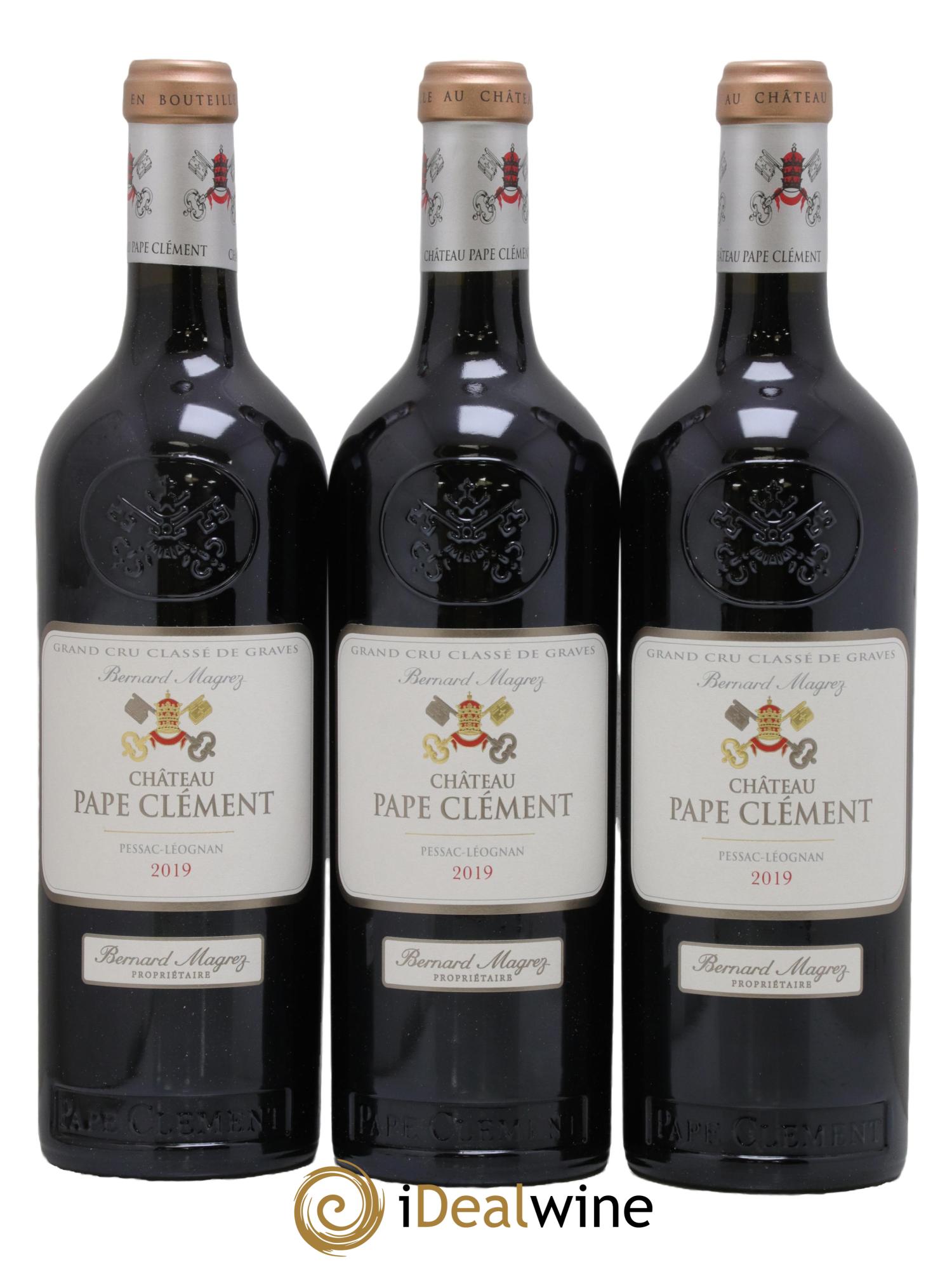 Château Pape Clément Cru Classé de Graves 2019 - Lot de 3 bouteilles - 0