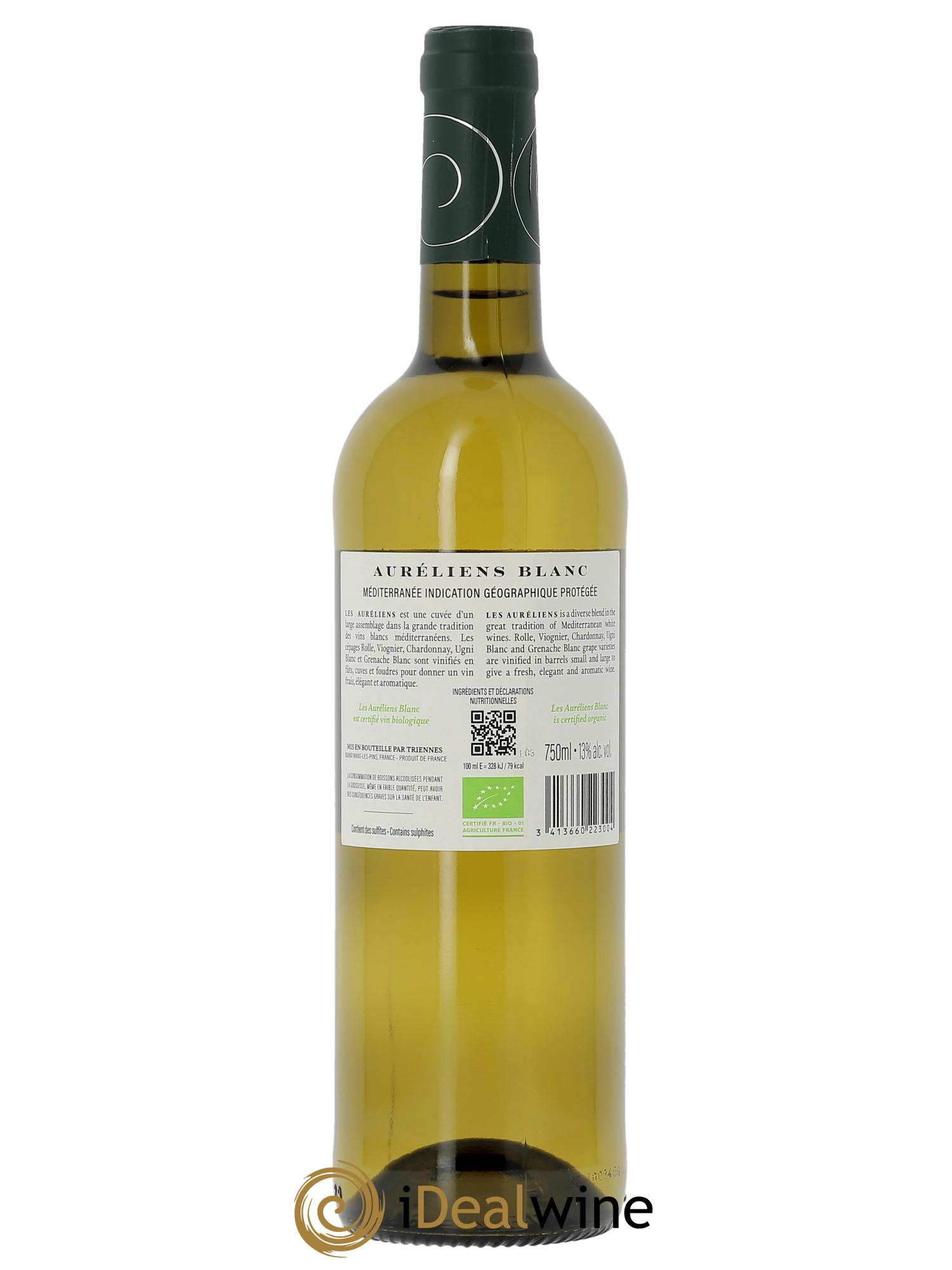 IGP Pays du Var (Vin de Pays du Var) Les Auréliens Triennes (Domaine)  2023 - Lot de 1 bouteille - 1