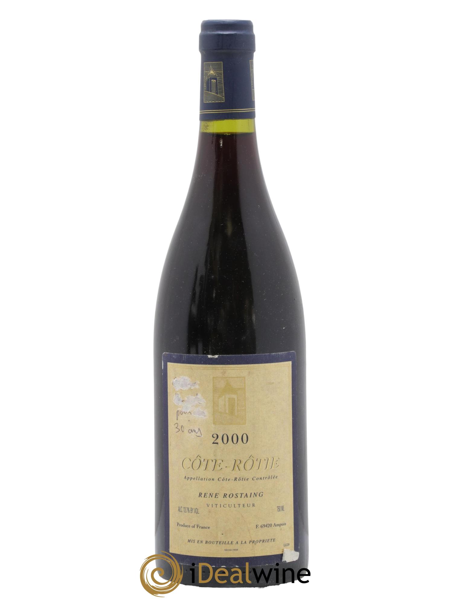 Côte-Rôtie René Rostaing 2000 - Lot de 1 bouteille - 0