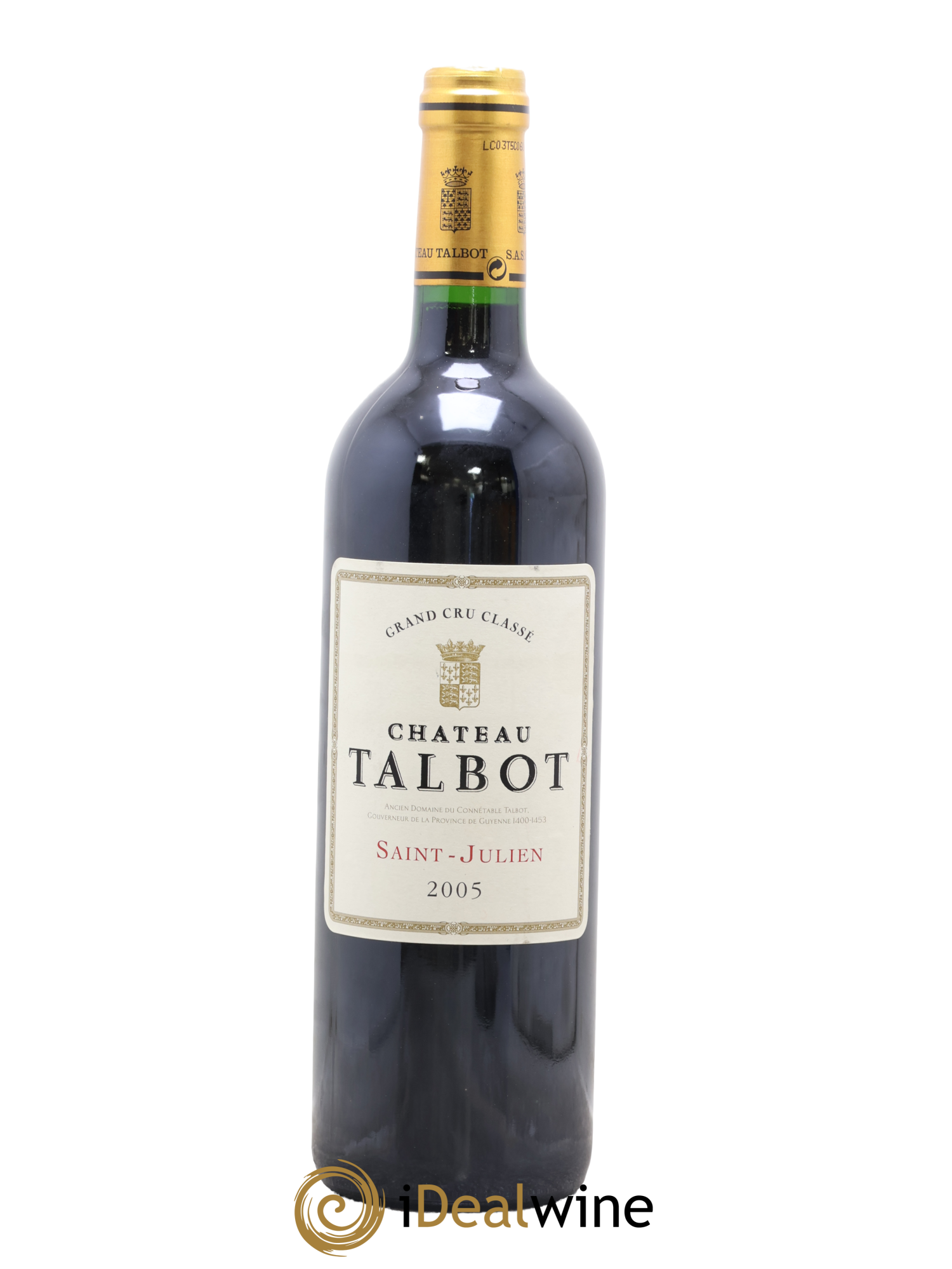 Château Talbot 4ème Grand Cru Classé 2005 - Lot de 1 bouteille - 0