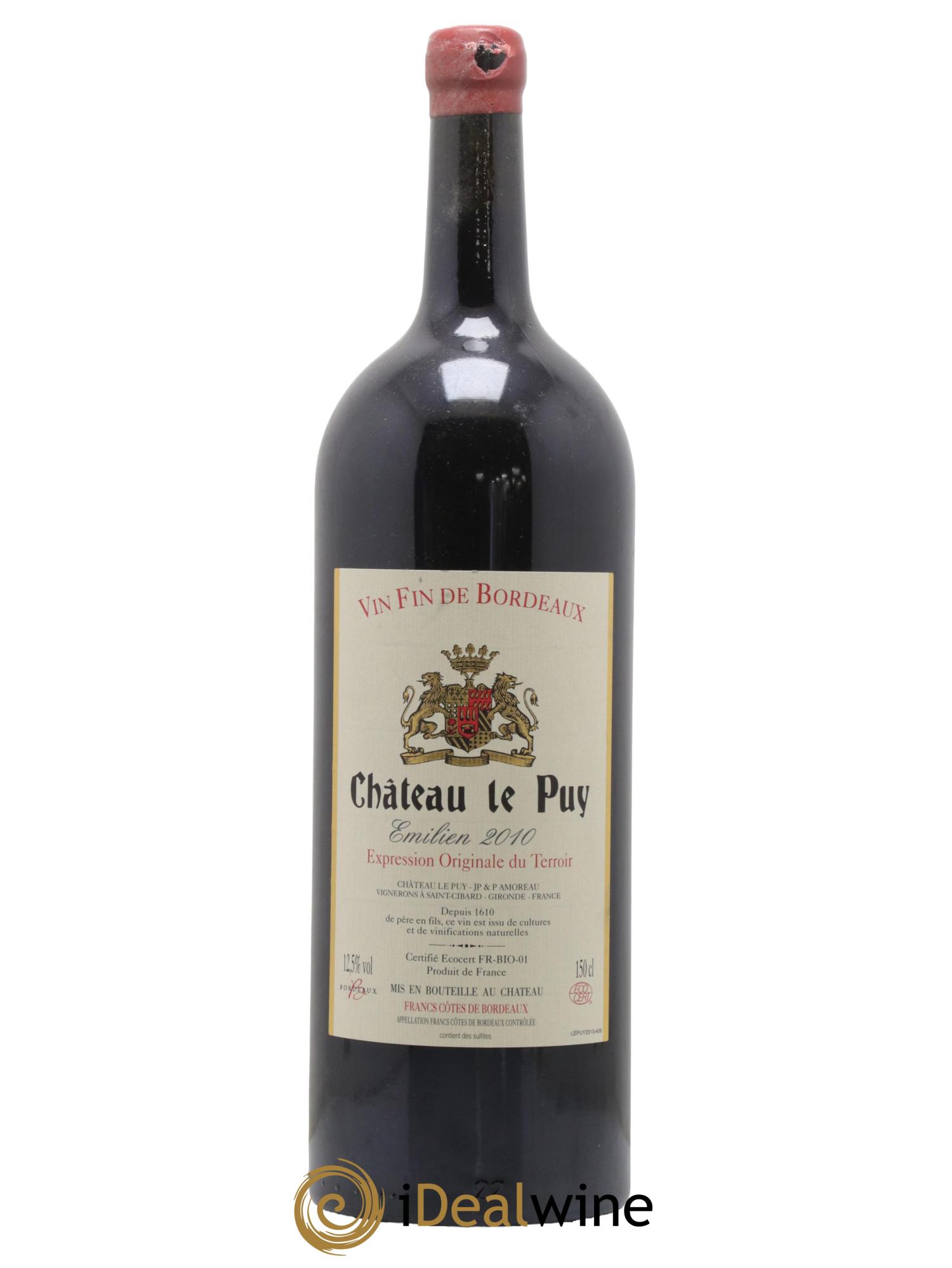Le Puy - Cuvée Emilien 2010 - Lot de 1 magnum - 0