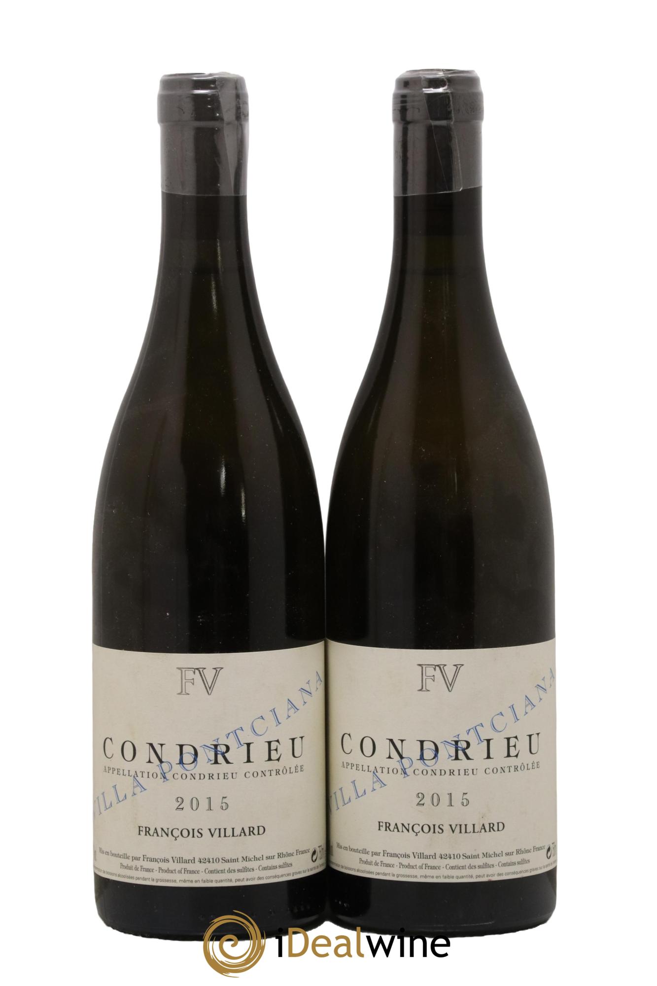 Condrieu Villa Pontciana François Villard 2015 - Lot de 2 bouteilles - 0