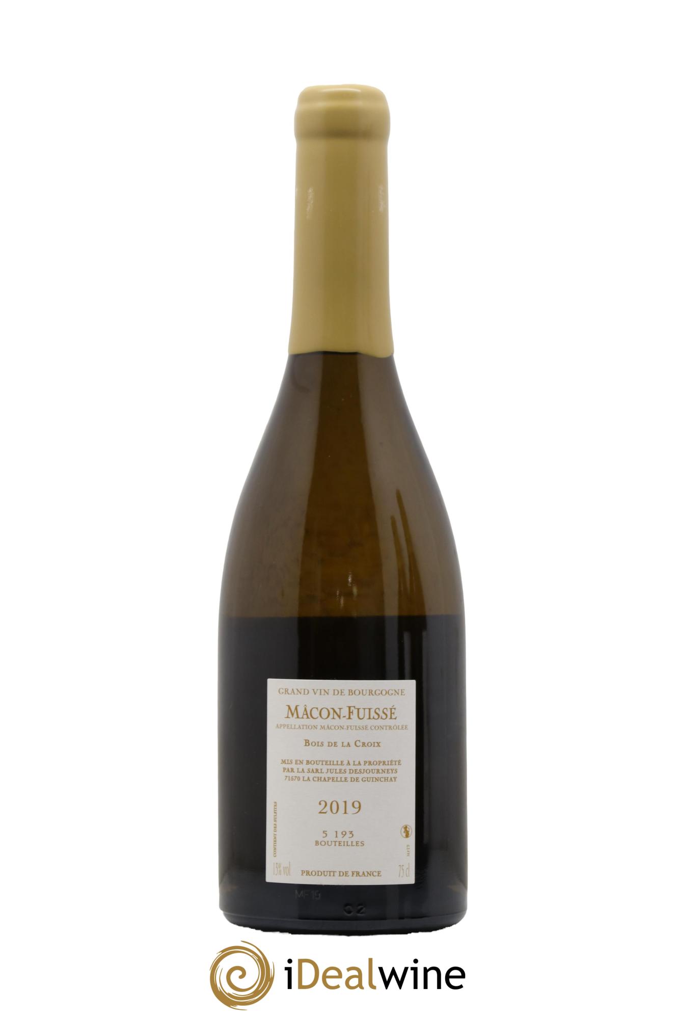 Mâcon-Fuissé Bois de la Croix Jules Desjourneys 2019 - Posten von 1 Flasche - 1