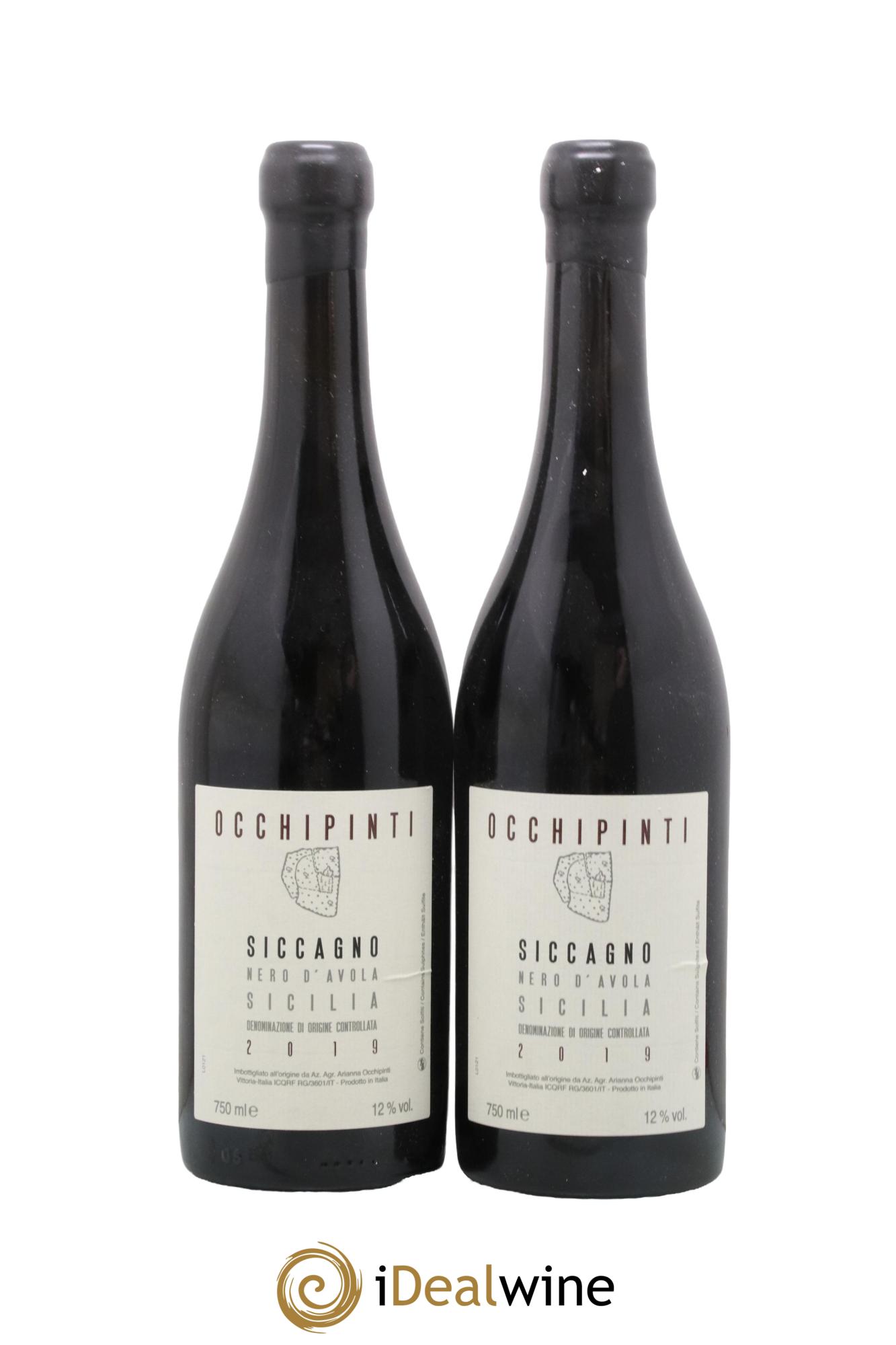 Terre Siciliane IGT Siccagno Azienda Agricola Arianna Occhipinti 2019 - Lot de 2 bouteilles - 0