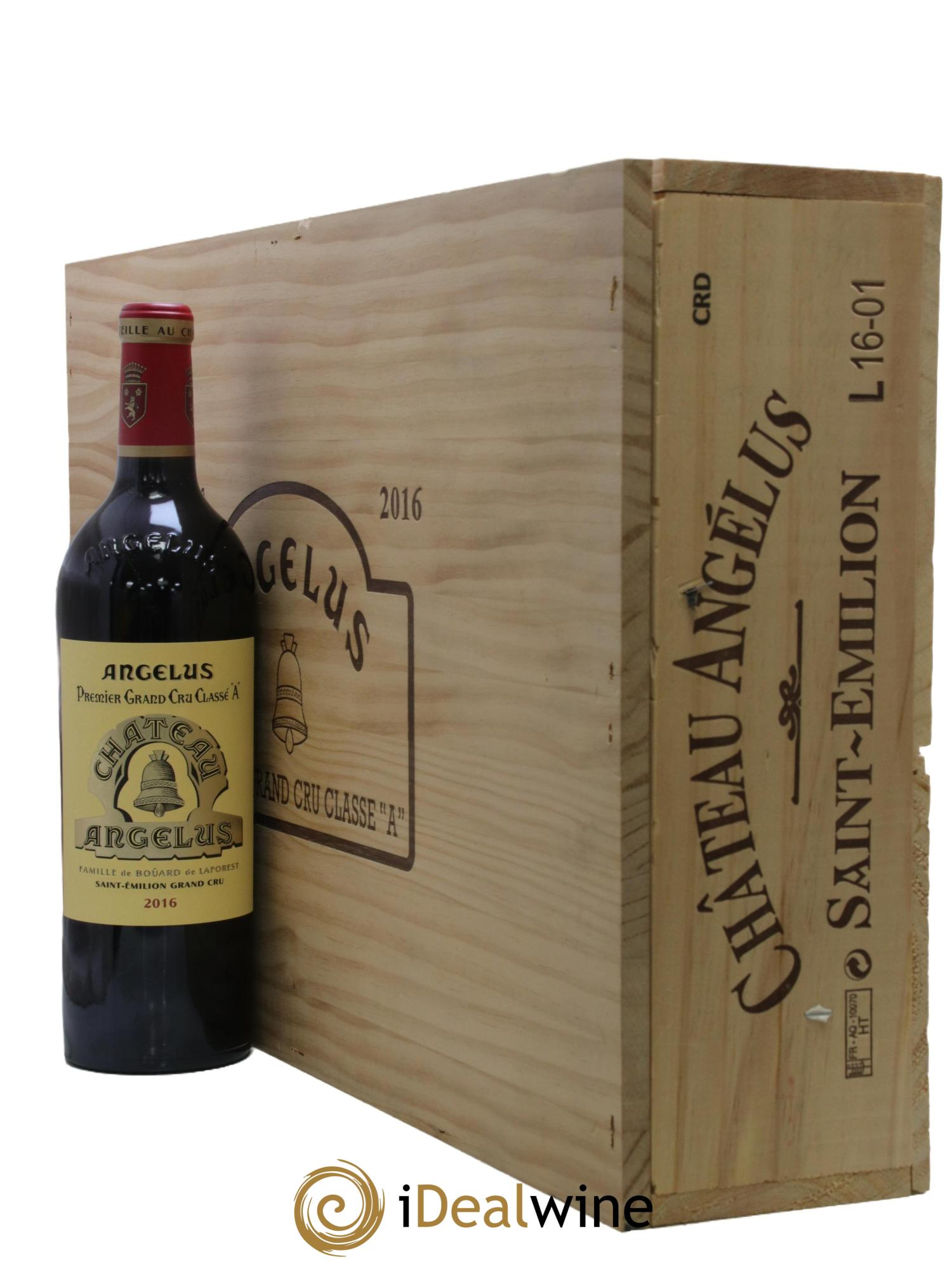Château Angélus 1er Grand Cru Classé A 2016 - Lot of 6 bottles - 3