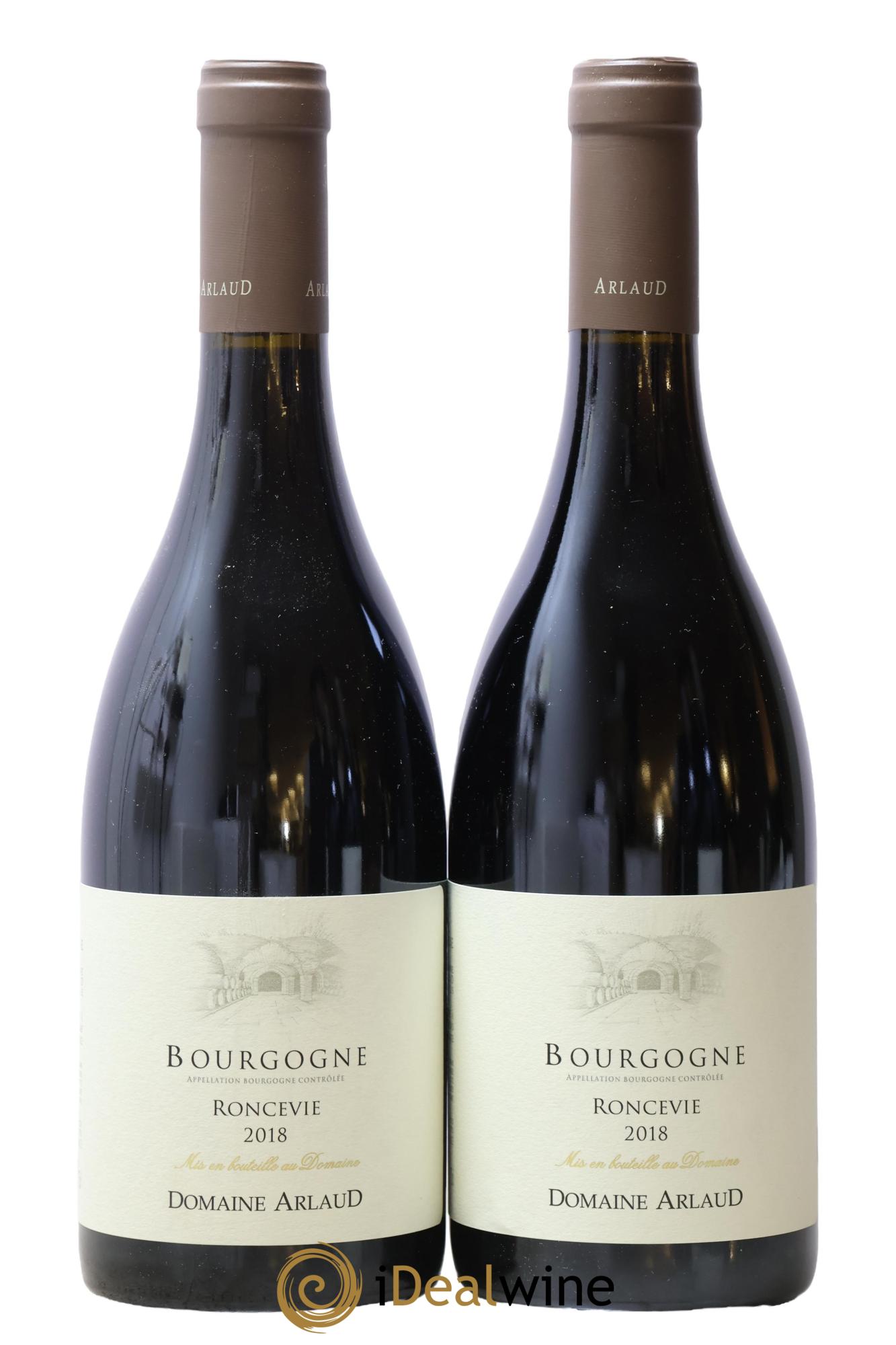 Bourgogne Roncevie Arlaud 2018 - Lot de 2 bouteilles - 0