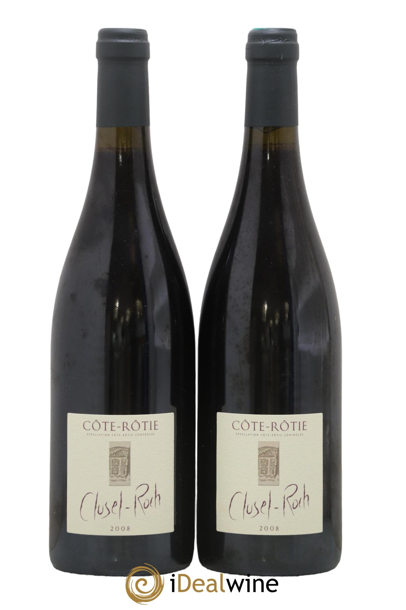 Côte-Rôtie Clusel-Roch 2008 - Lot of 2 bottles - 0