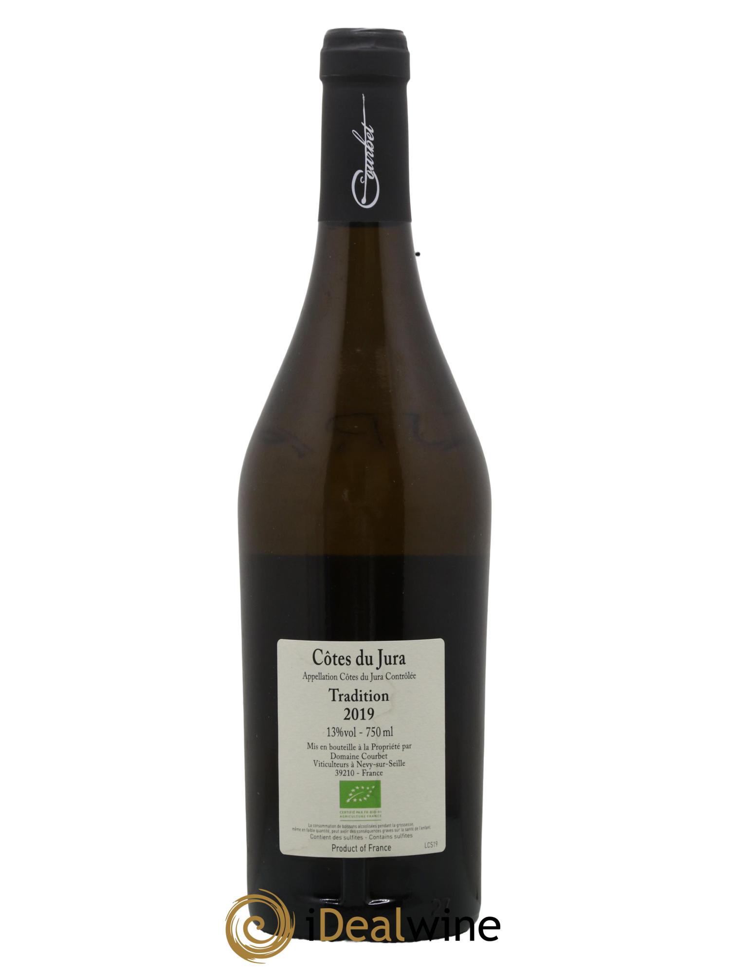 Côtes du Jura Domaine Courbet Tradition 2019 - Lot de 1 bouteille - 1