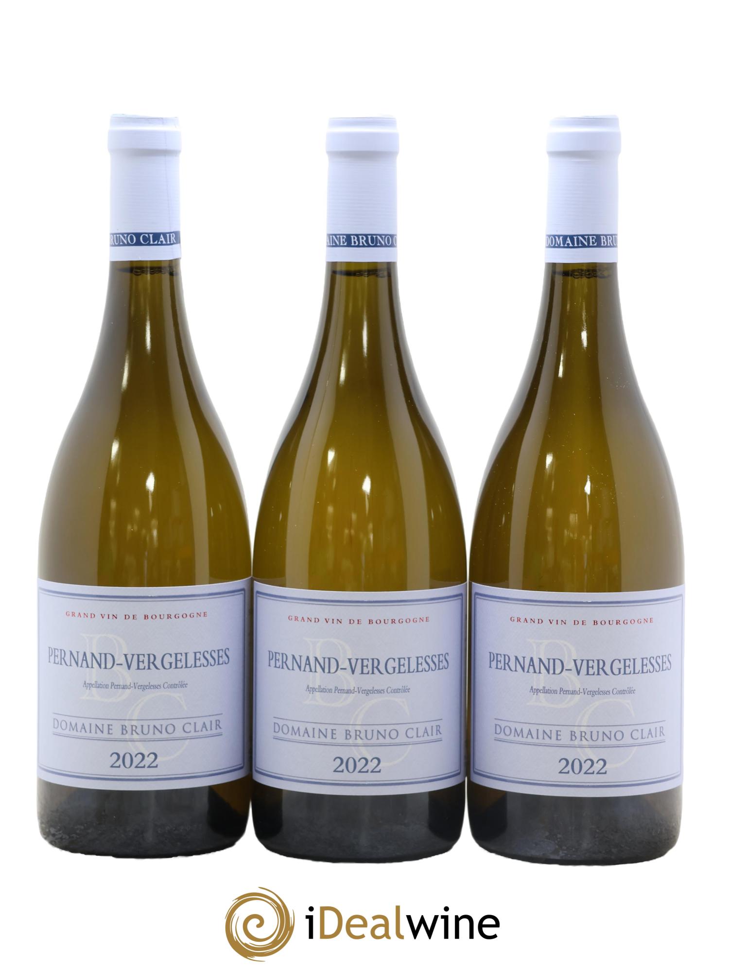 Pernand-Vergelesses Bruno Clair (Domaine) 2022 - Lot de 3 bouteilles - 0