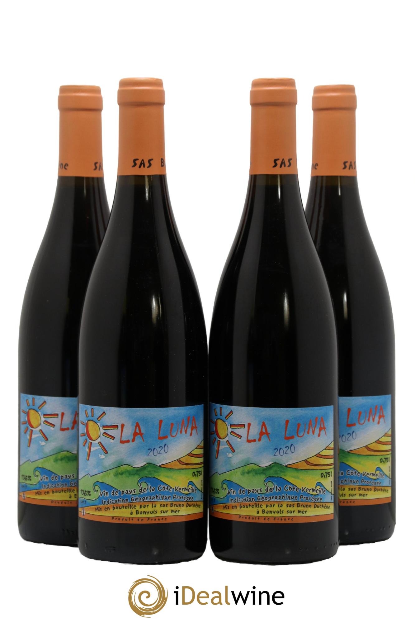 Languedoc Vin de Pays de la Côte Vermeille La Luna Domaine Bruno Duchêne 2020 - Posten von 4 Flaschen - 0