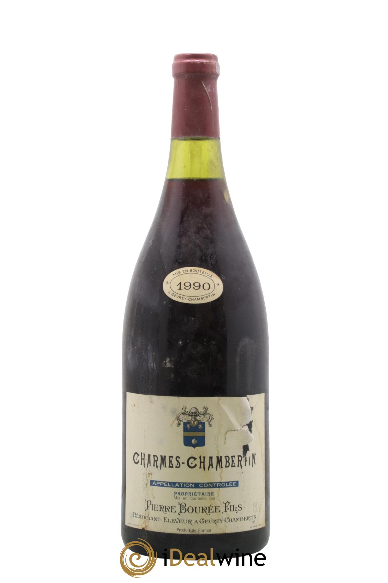 Charmes-Chambertin Grand Cru Pierre Bourée et Fils 1990 - Lot de 1 magnum - 0