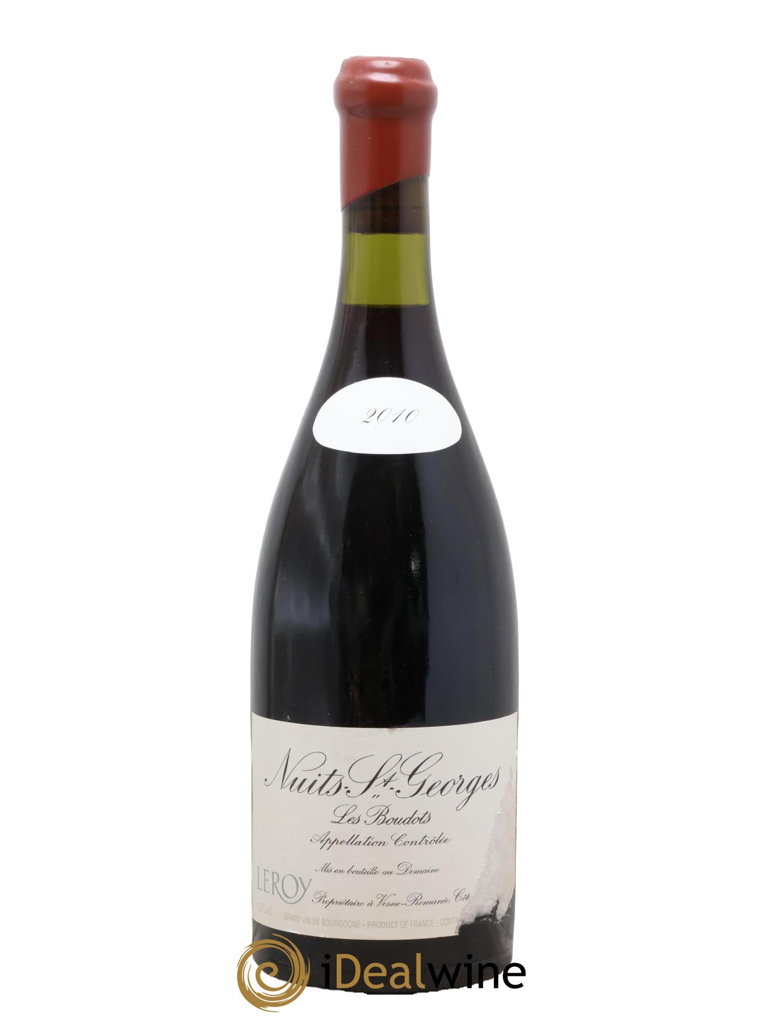 Nuits-Saint-Georges 1er Cru Aux Boudots Leroy (Domaine) 2010 - Lotto di 1 bottiglia - 0