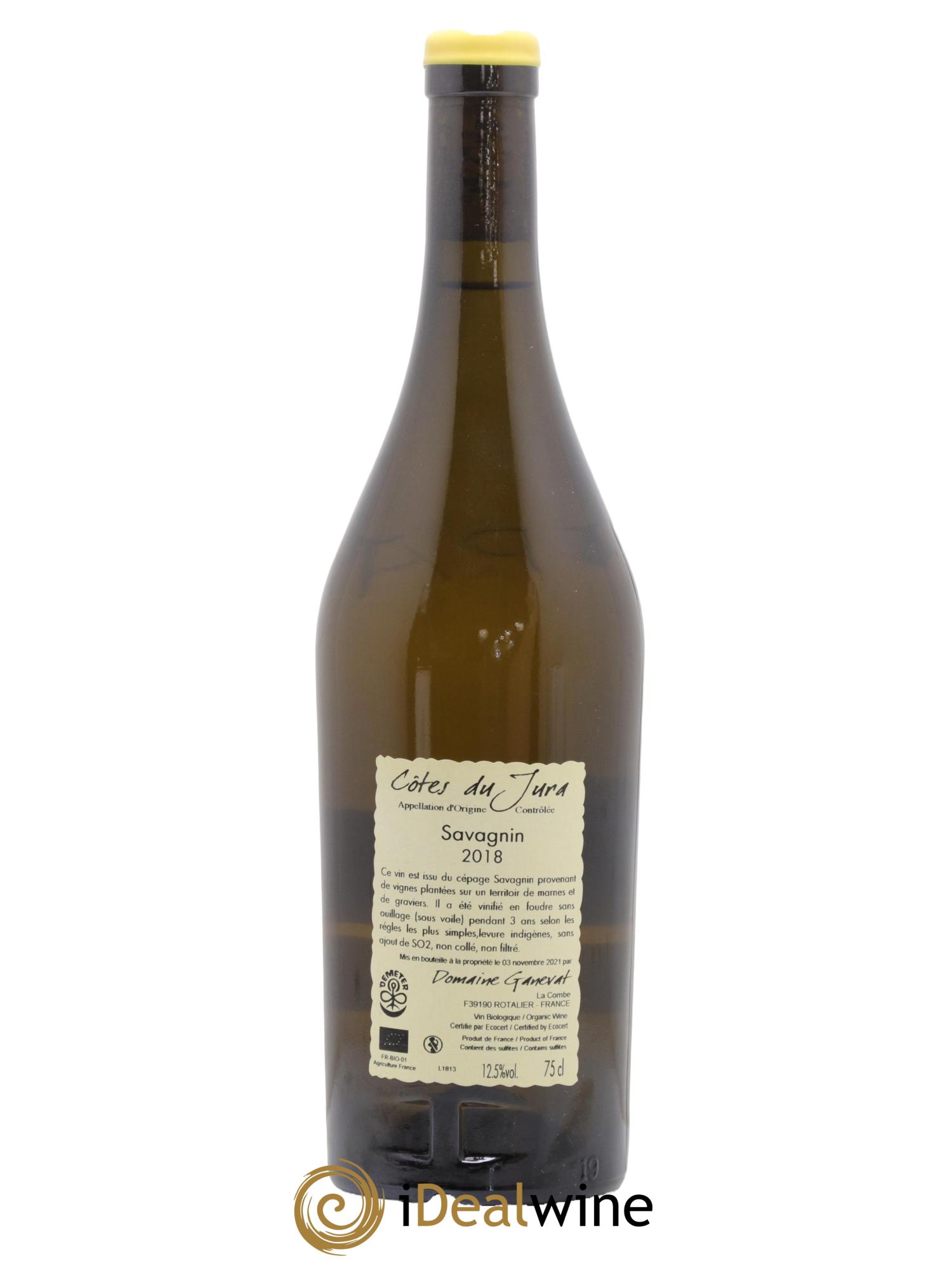 Côtes du Jura Les Grands Teppes Savagnin (sous voile) Jean-François Ganevat (Domaine) 2018 - Lot of 1 bottle - 1