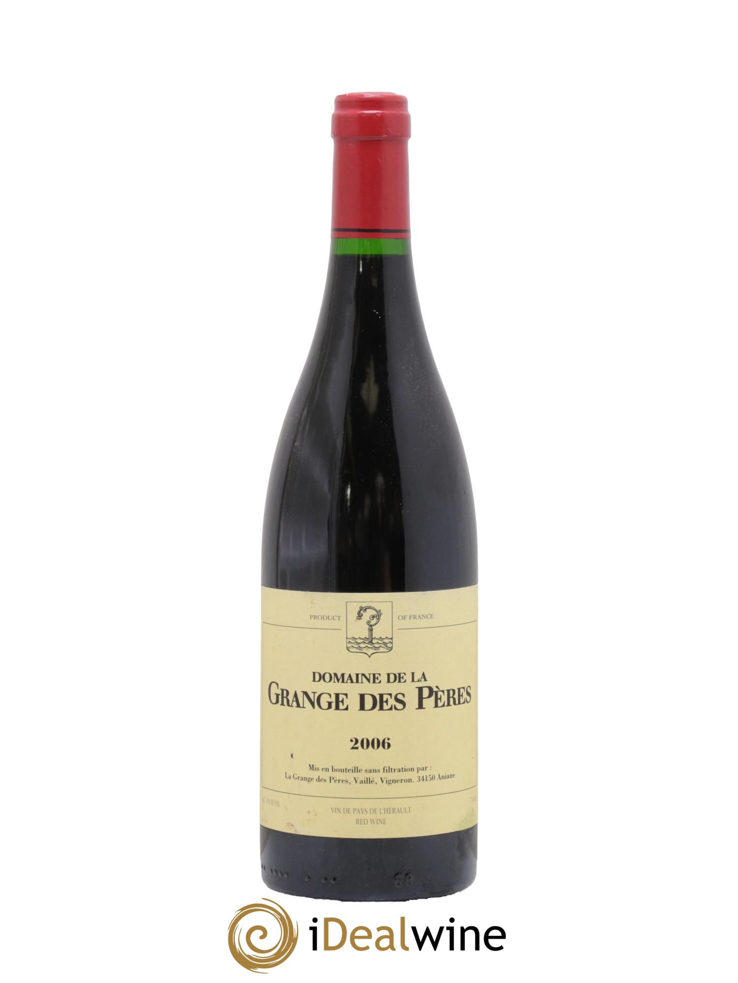 Pays d'Hérault Grange des Pères Laurent Vaillé 2006 - Lot de 1 bouteille - 0
