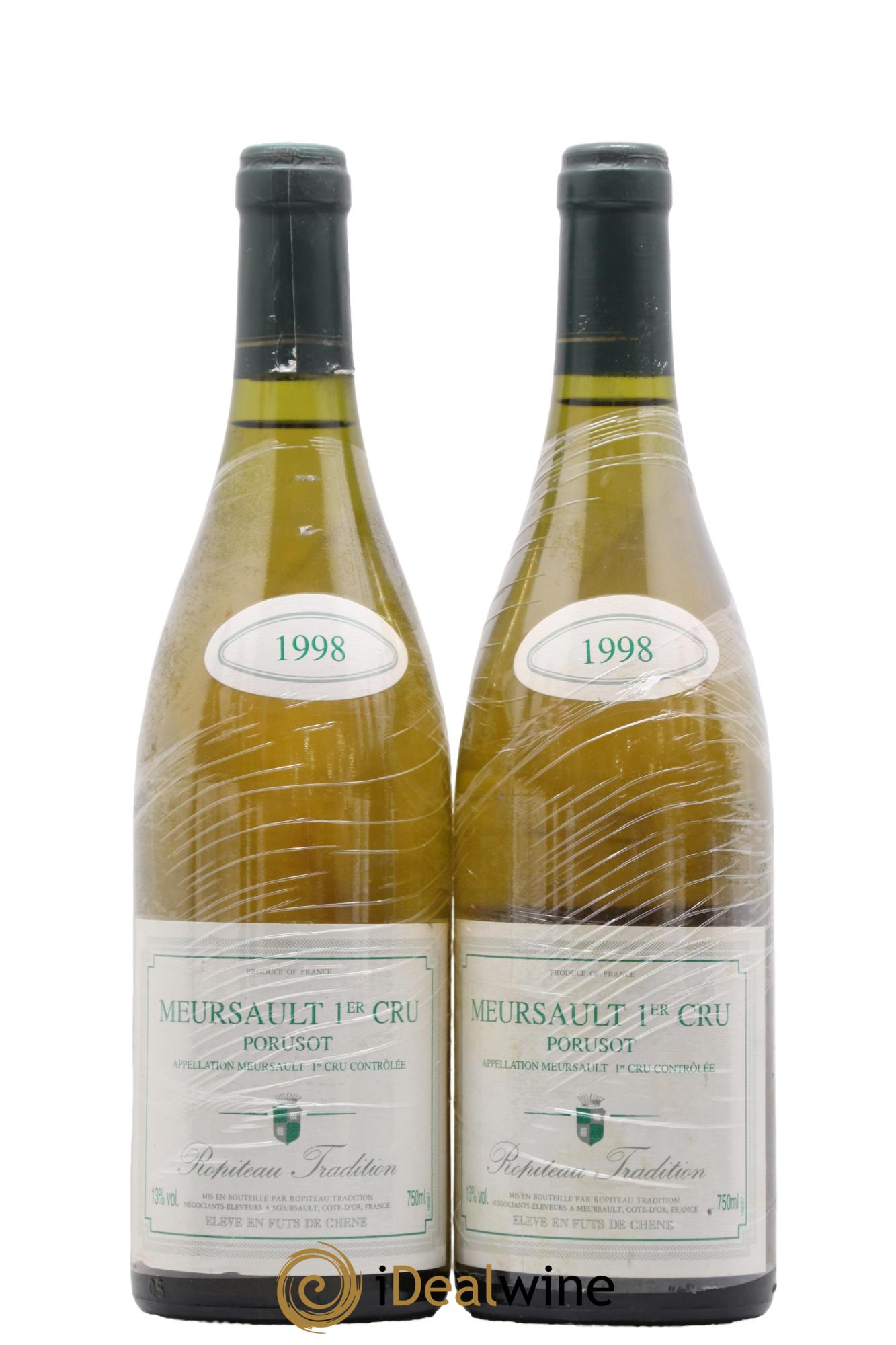 Meursault 1er Cru Poruzot Ropiteau 1998 - Posten von 2 Flaschen - 0