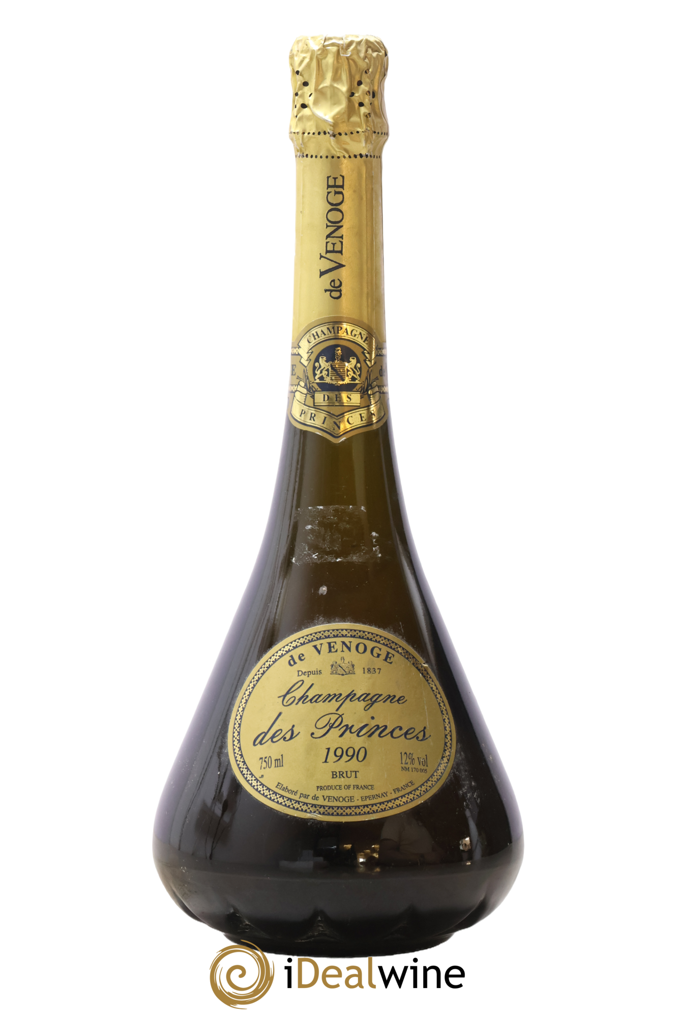 Cuvée des Princes De Venoge 1990 - Lot of 1 bottle - 0