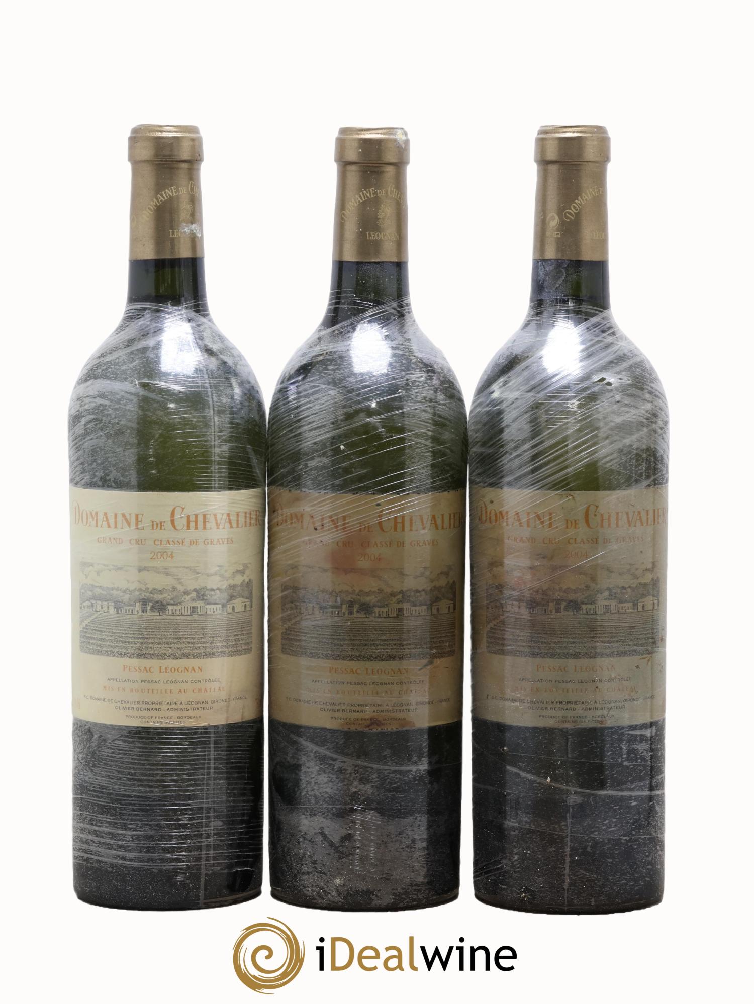 Domaine de Chevalier Cru Classé de Graves 2004 - Posten von 3 Flaschen - 0