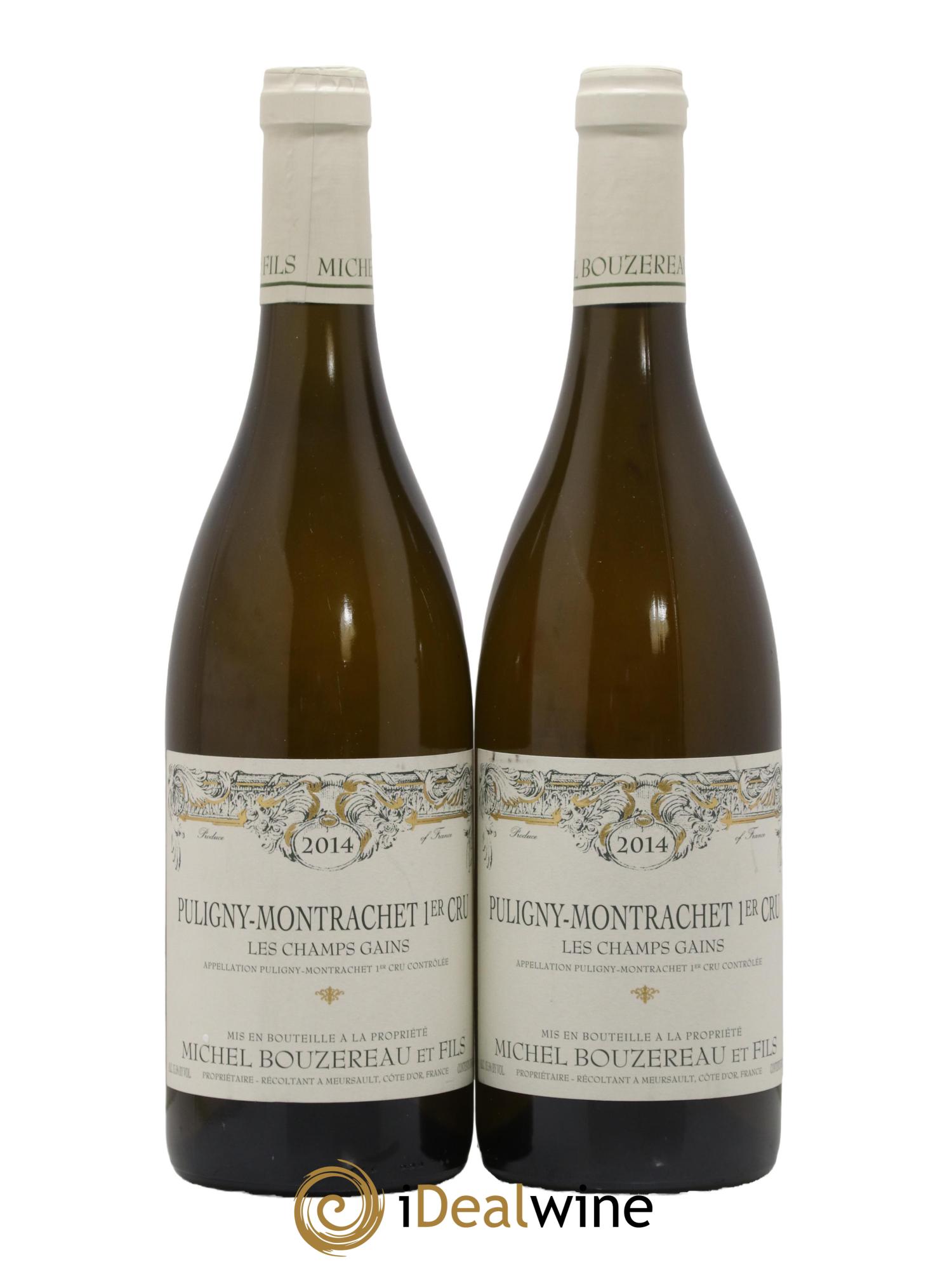 Puligny-Montrachet 1er Cru Les Champs Gains Michel Bouzereau et Fils (Domaine) 2014 - Lot de 2 bouteilles - 0