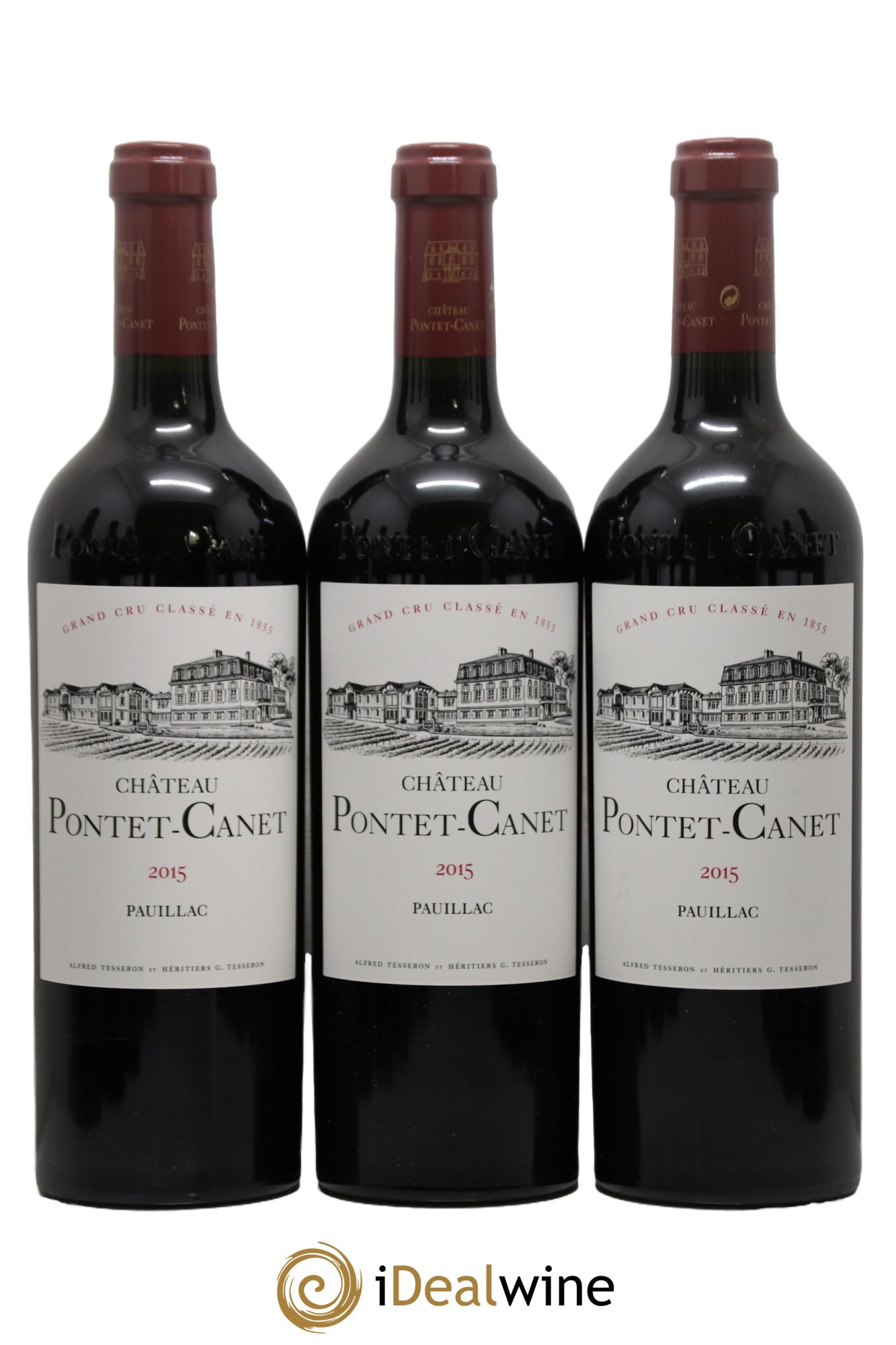 Château Pontet Canet 5ème Grand Cru Classé 2015 - Posten von 12 Flaschen - 4