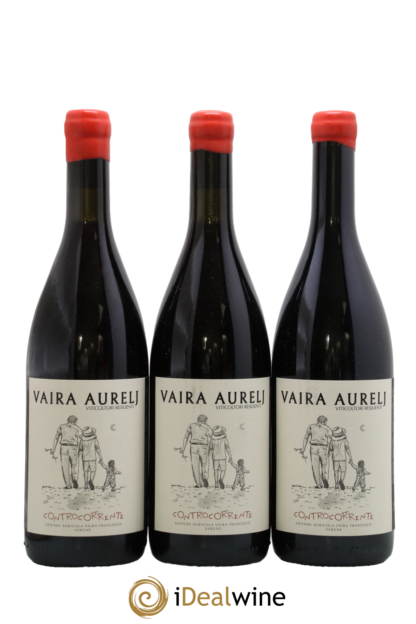 Italie Vino Rosse Controcorrente Vaira Aurelj 2022 - Lot de 3 bouteilles - 0