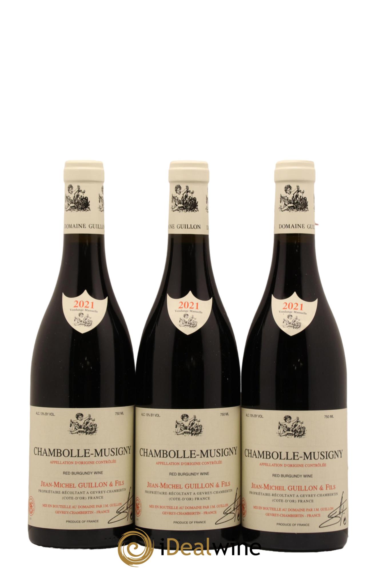 Chambolle-Musigny Domaine Jean Michel Guillon 2021 - Lotto di 3 bottiglie - 0