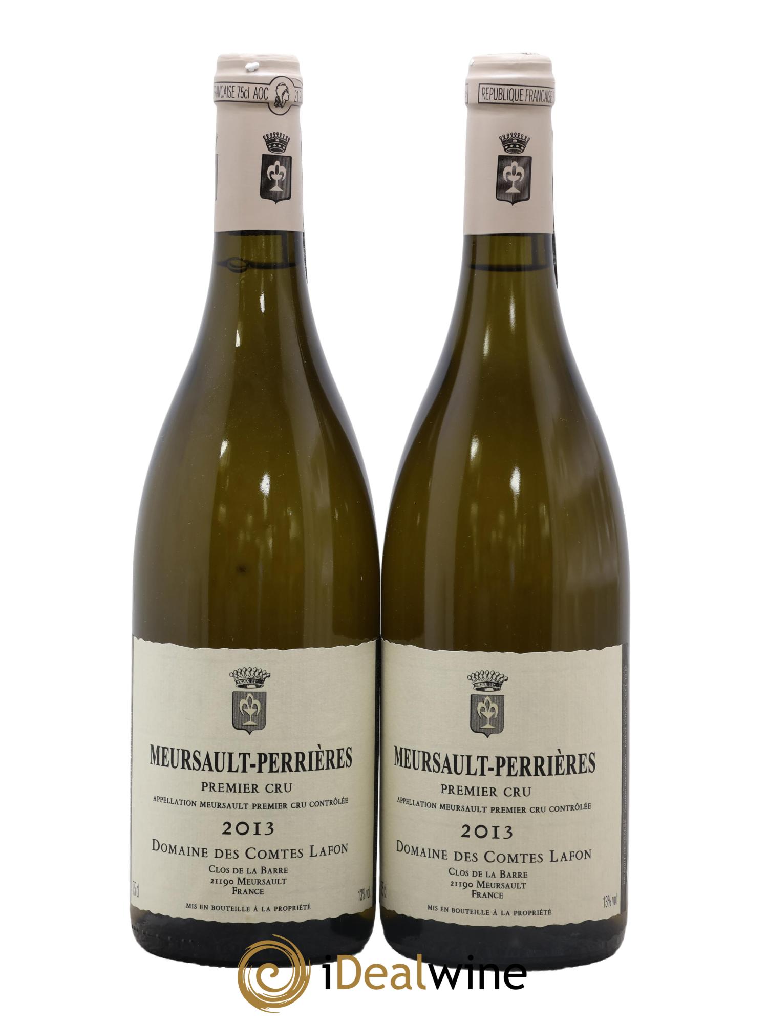 Meursault 1er Cru Perrières Comtes Lafon (Domaine des) 2013 - Posten von 2 Flaschen - 0