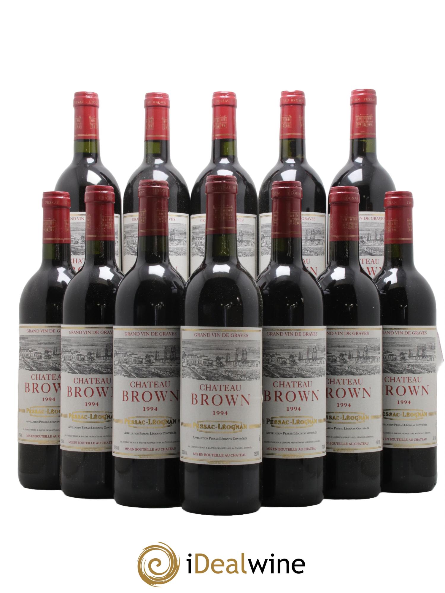 Château Brown 1994 - Lot de 12 bouteilles - 0