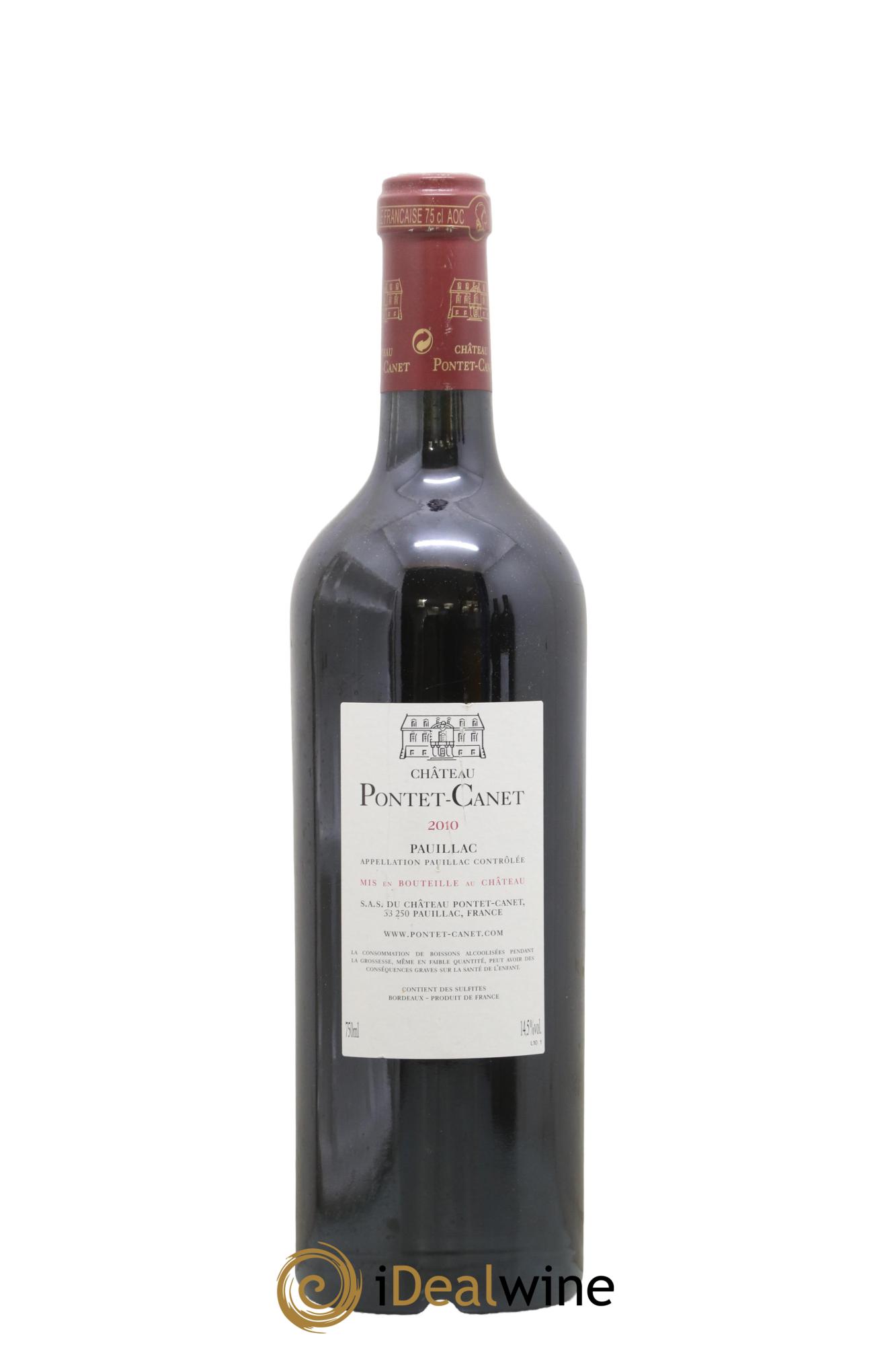 Château Pontet Canet 5ème Grand Cru Classé 2010 - Lotto di 1 bottiglia - 1
