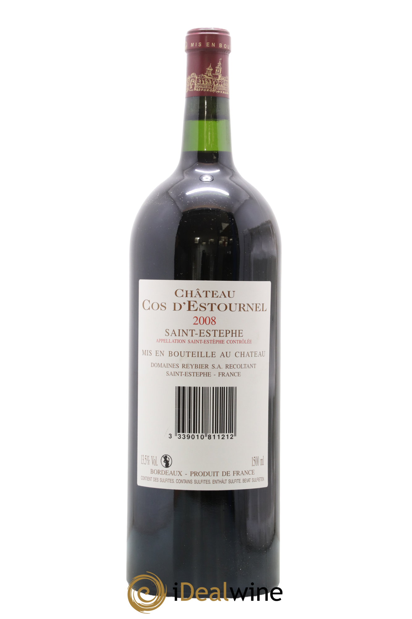 Cos d'Estournel 2ème Grand Cru Classé 2008 - Lot of 1 magnum - 1