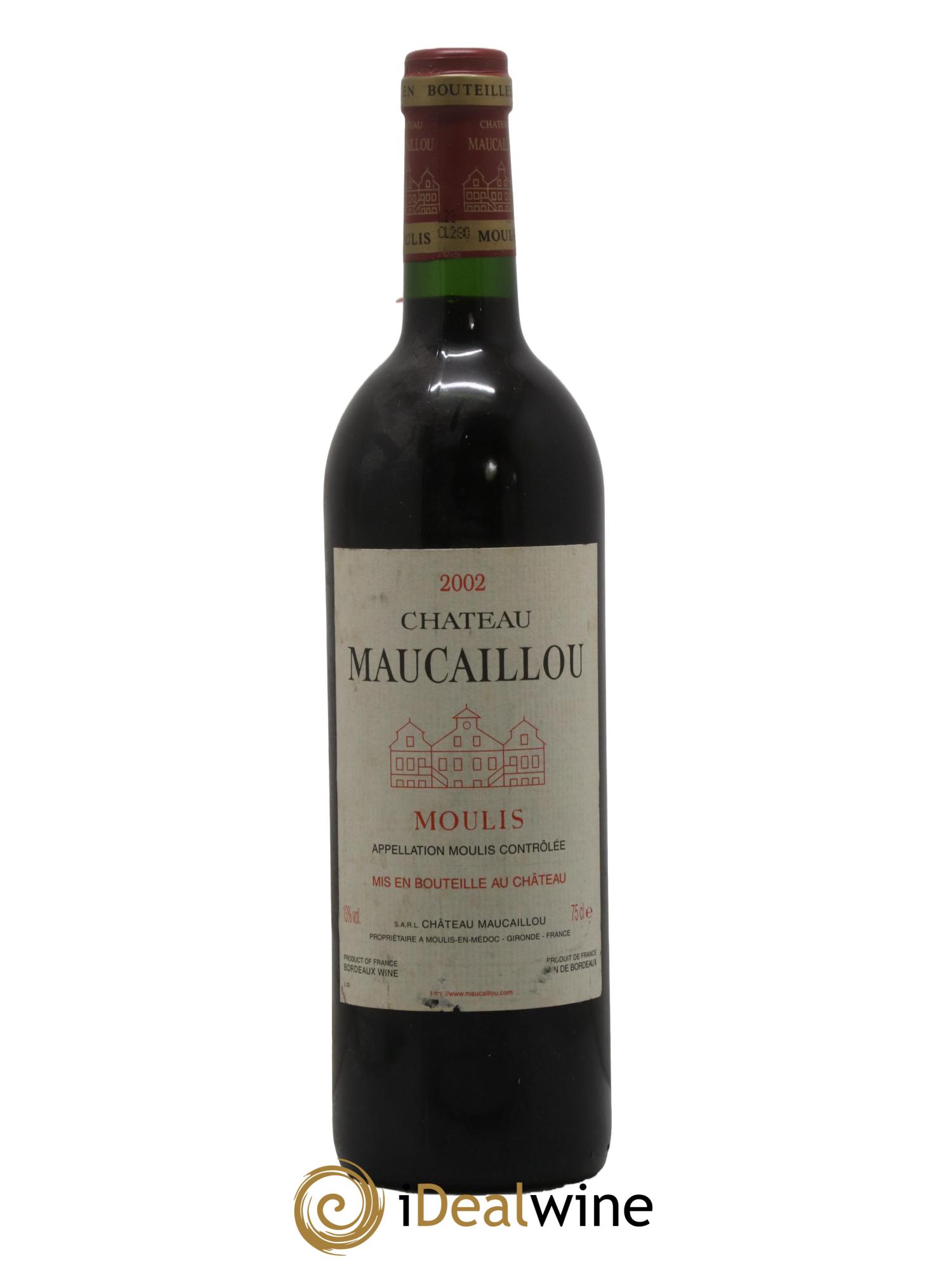 Château Maucaillou 2002 - Posten von 1 Flasche - 0