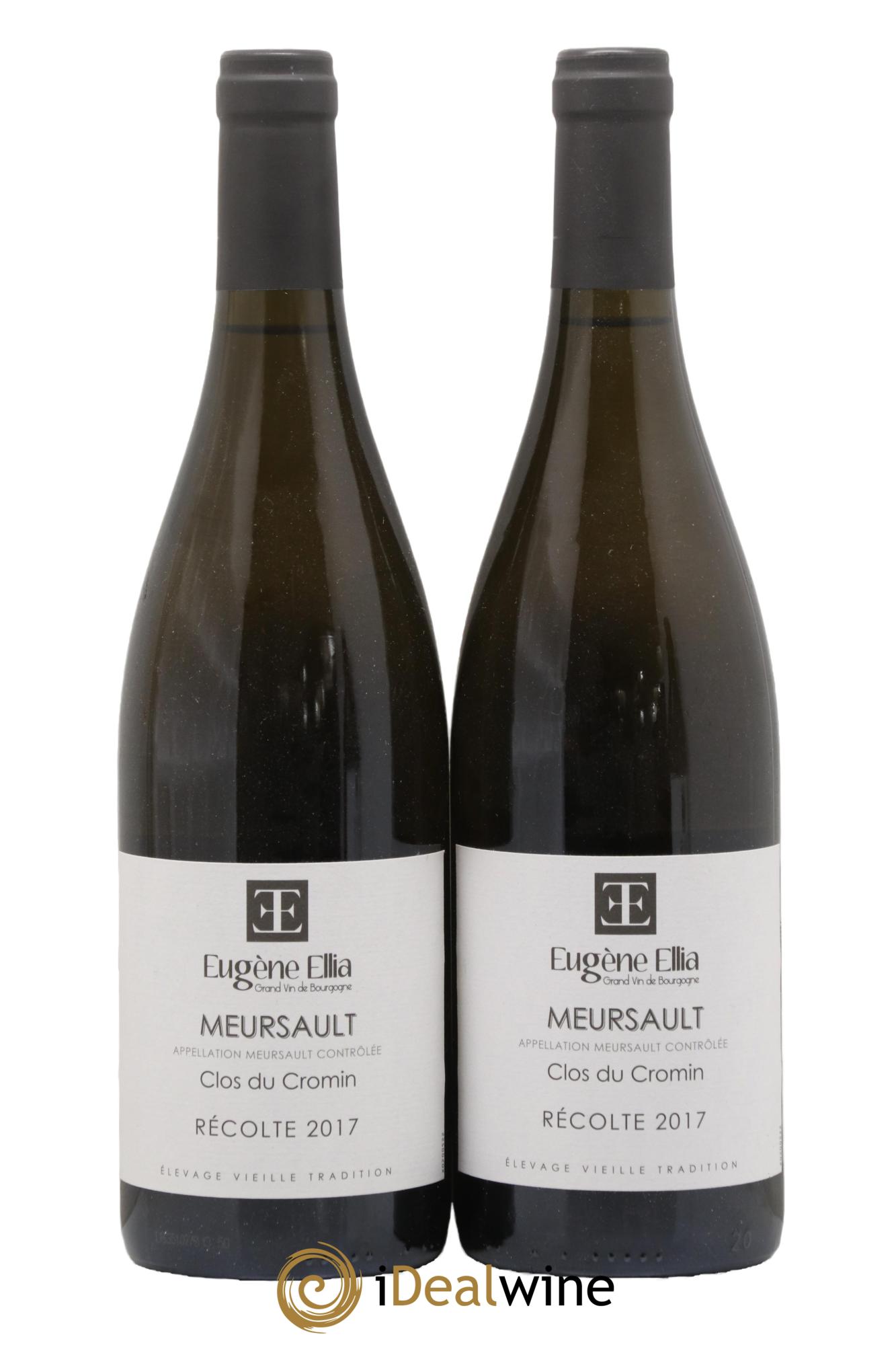 Meursault Clos du Cromin Eugène Ellia 2017 - Lot de 2 bouteilles - 0