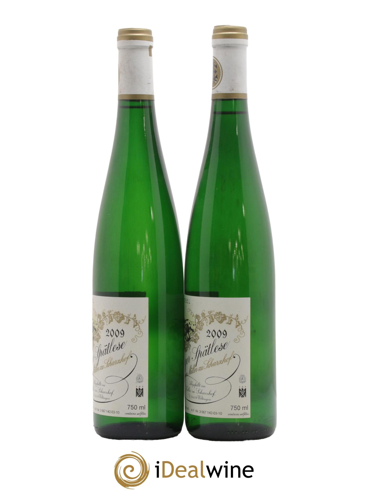 Riesling Scharzhofberger Spatlese Egon Muller  2009 - Posten von 2 Flaschen - 1
