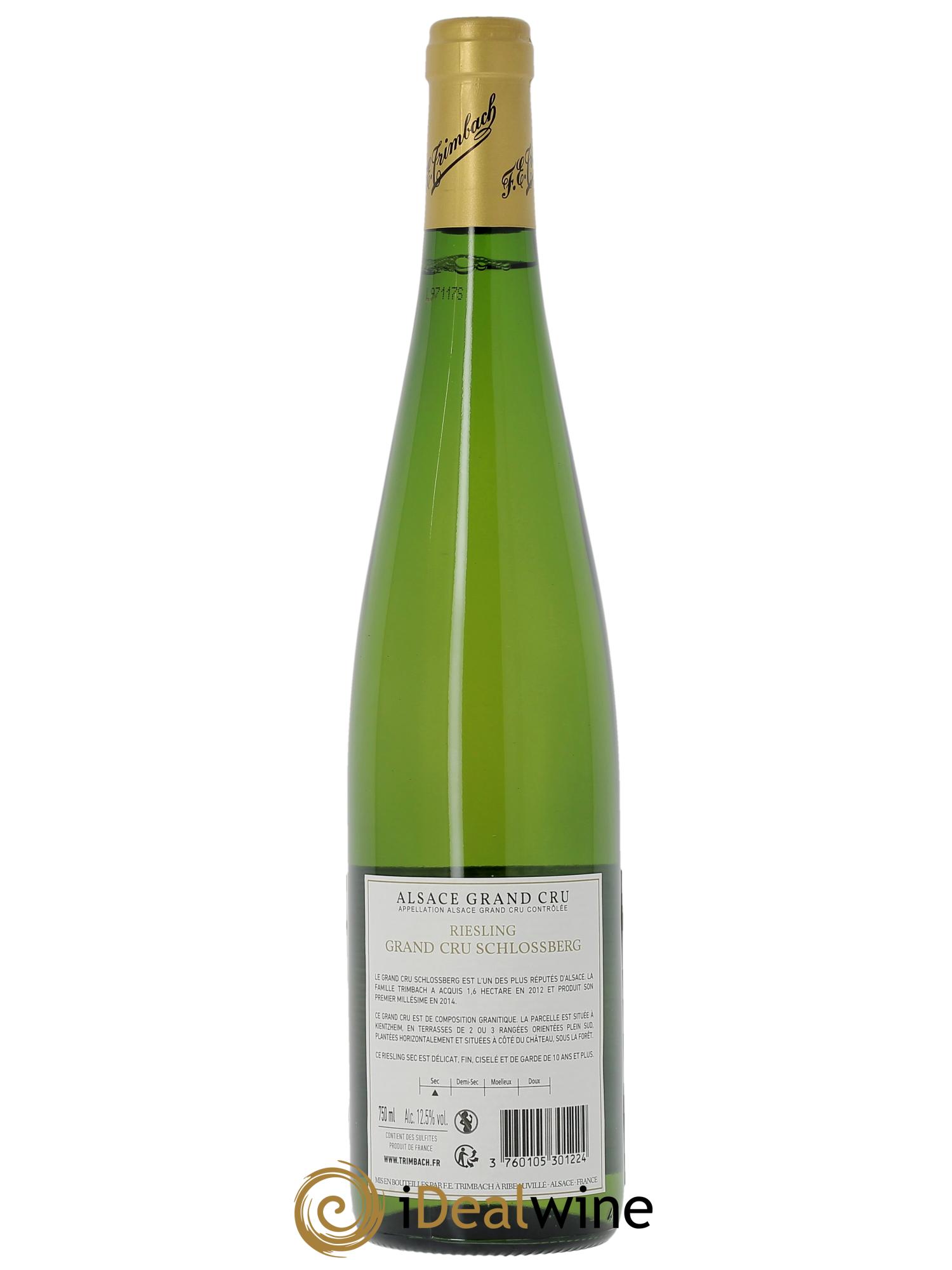 Alsace Riesling Grand Cru Schlossberg Trimbach (Domaine)  2021 - Lot of 1 bottle - 1