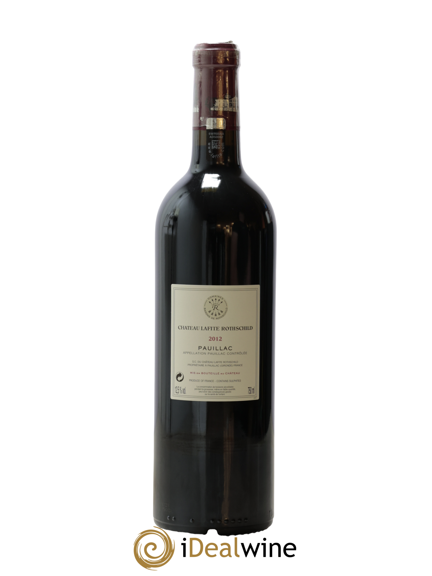 Château Lafite Rothschild 1er Grand Cru Classé 2012 - Lot de 1 bouteille - 1