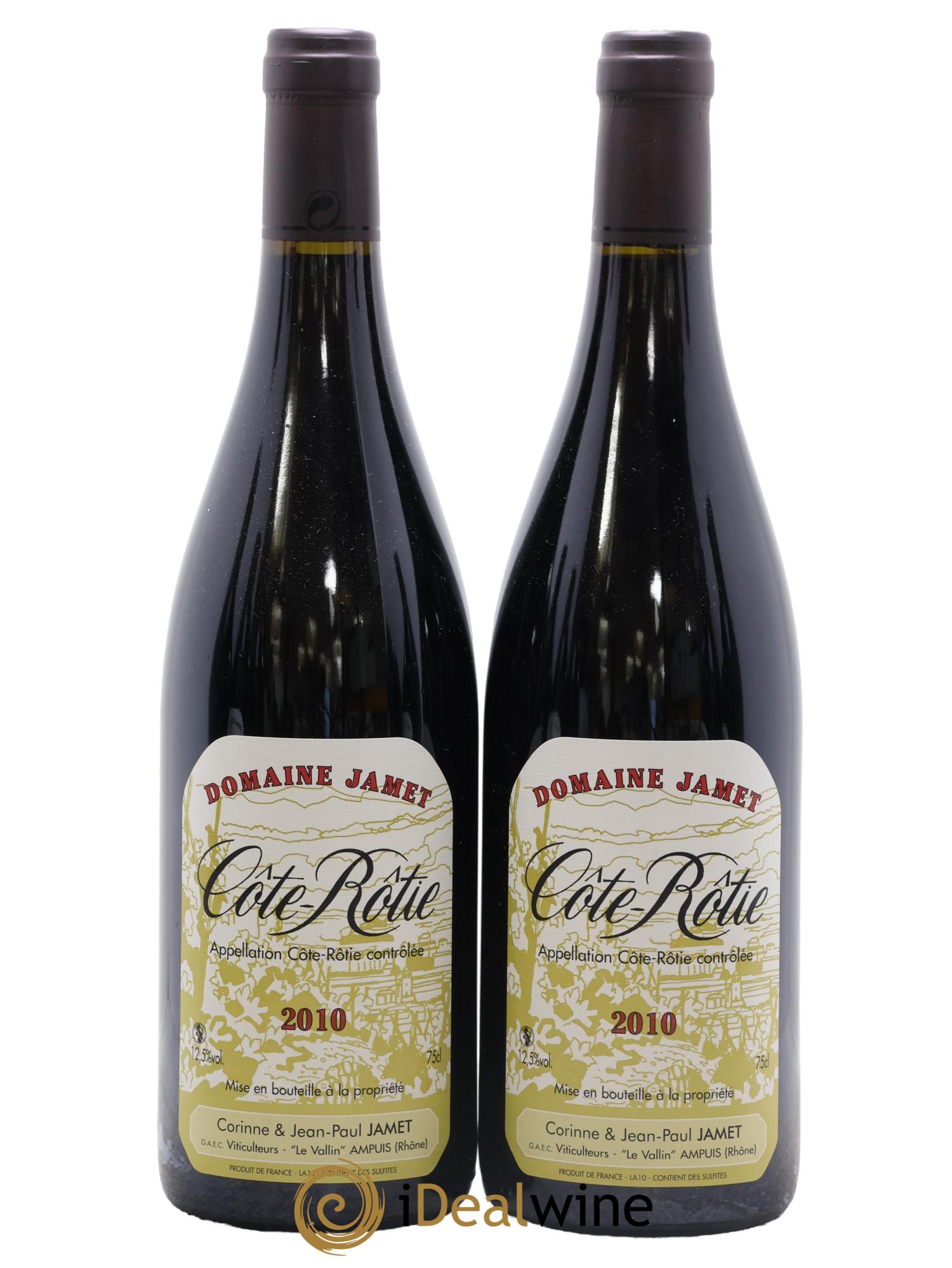 Côte-Rôtie Jamet (Domaine) 2010 - Lot de 2 bouteilles - 0
