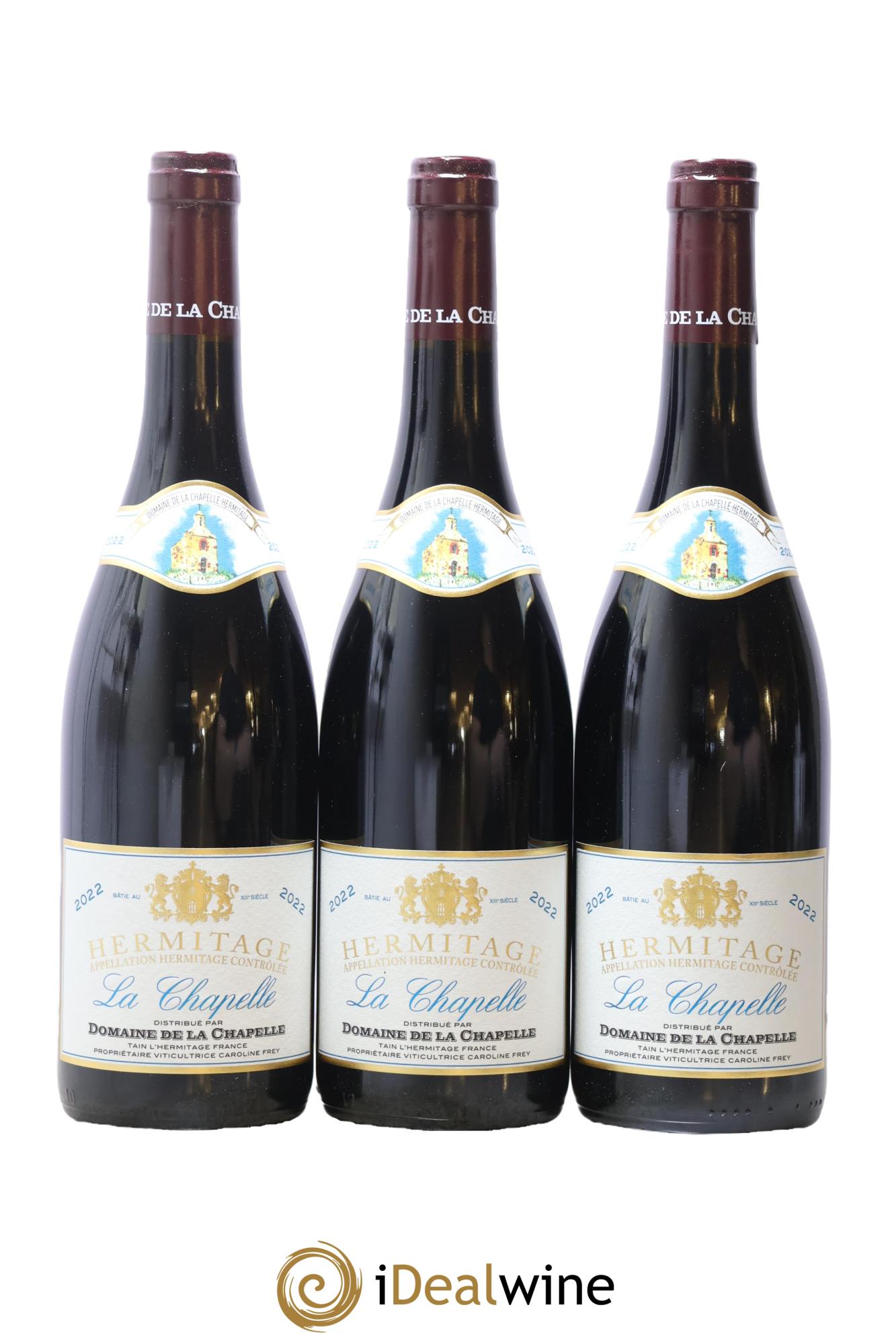 Hermitage La Chapelle Paul Jaboulet Ainé 2022 - Lot of 3 bottles - 0